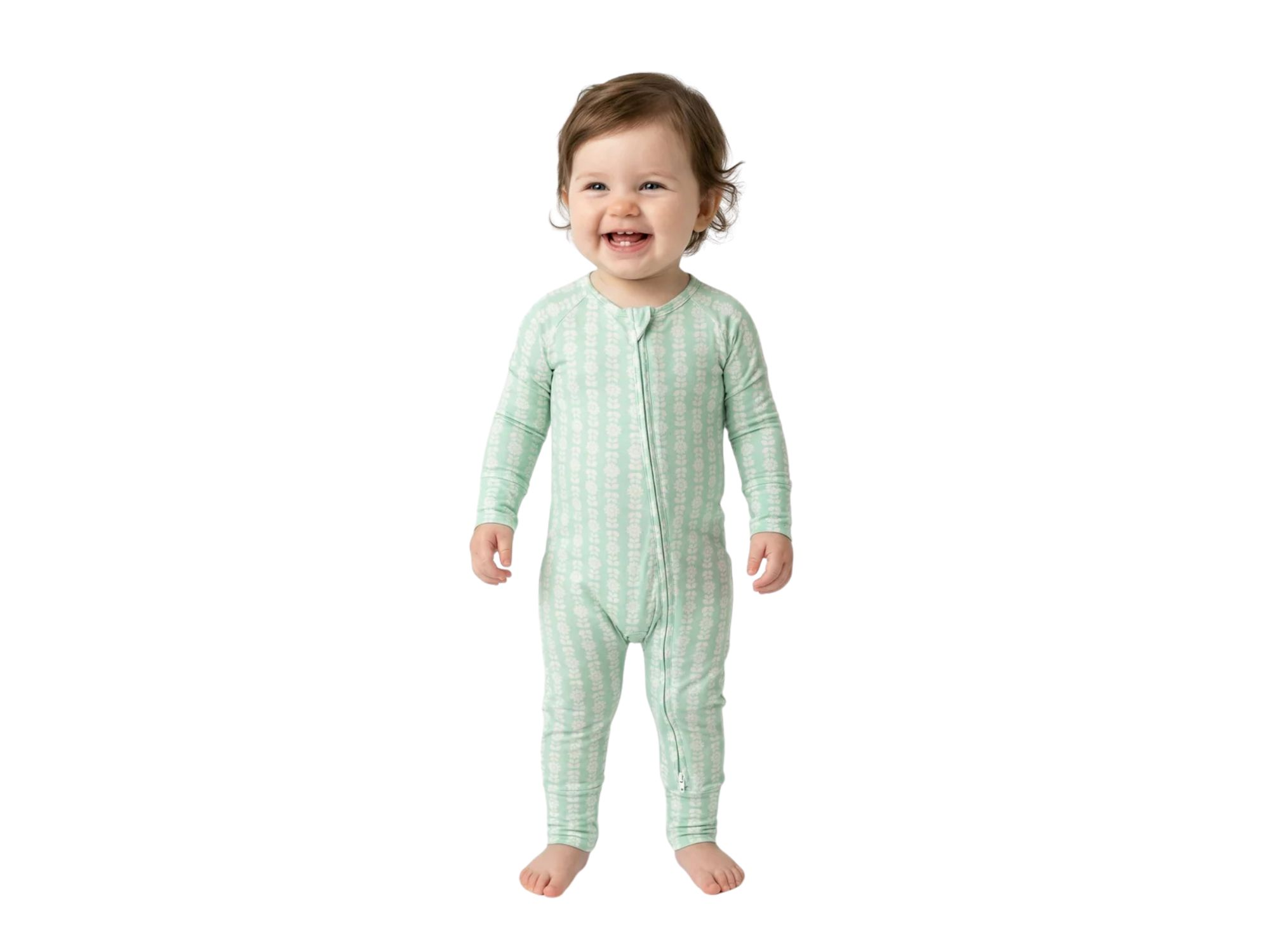 Girls' Mint Meadows Bamboo Sleeper - Baby — Image 6