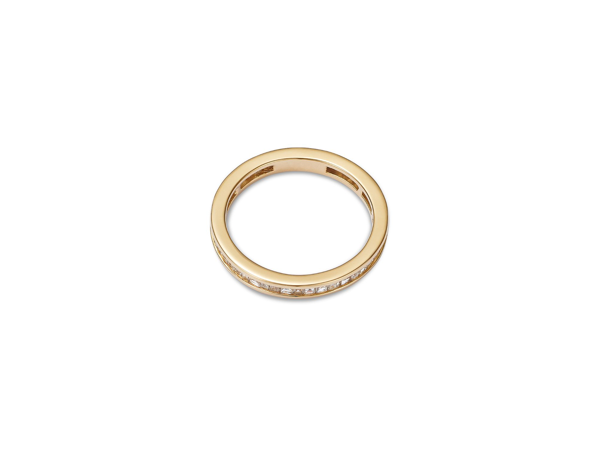 Diamond Baguette Eternity Band in 14K Yellow Gold, 0.75 tcw — Image 3