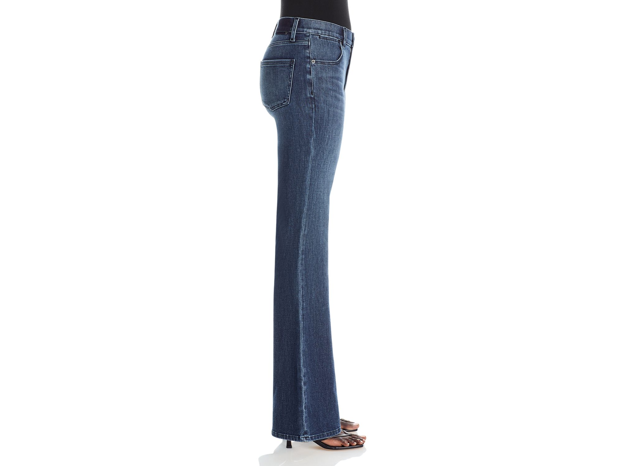 Rosie High Rise Flare Jeans in Indigo — Image 5