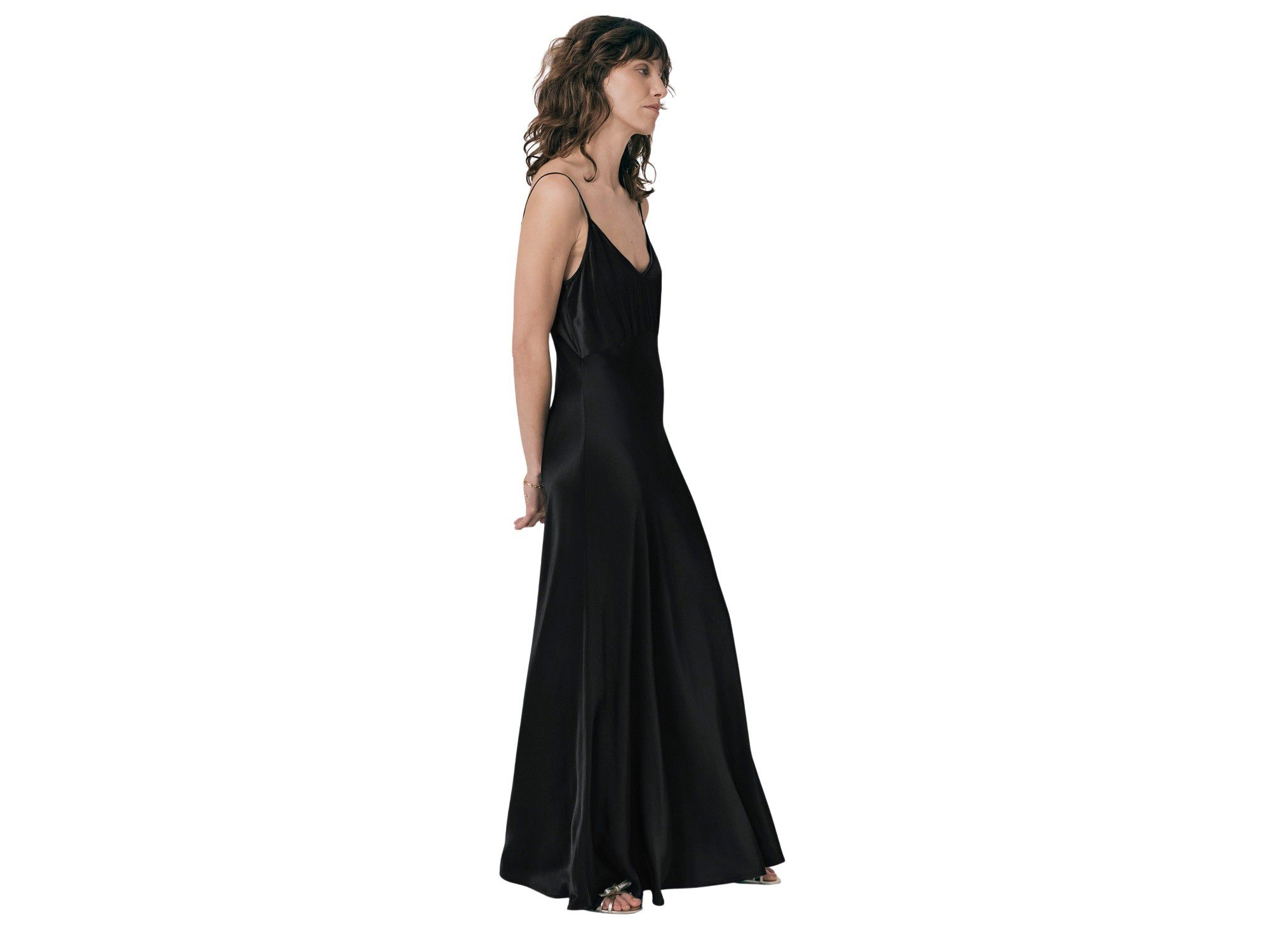 Winnie Satin Maxi Dress — Image 3