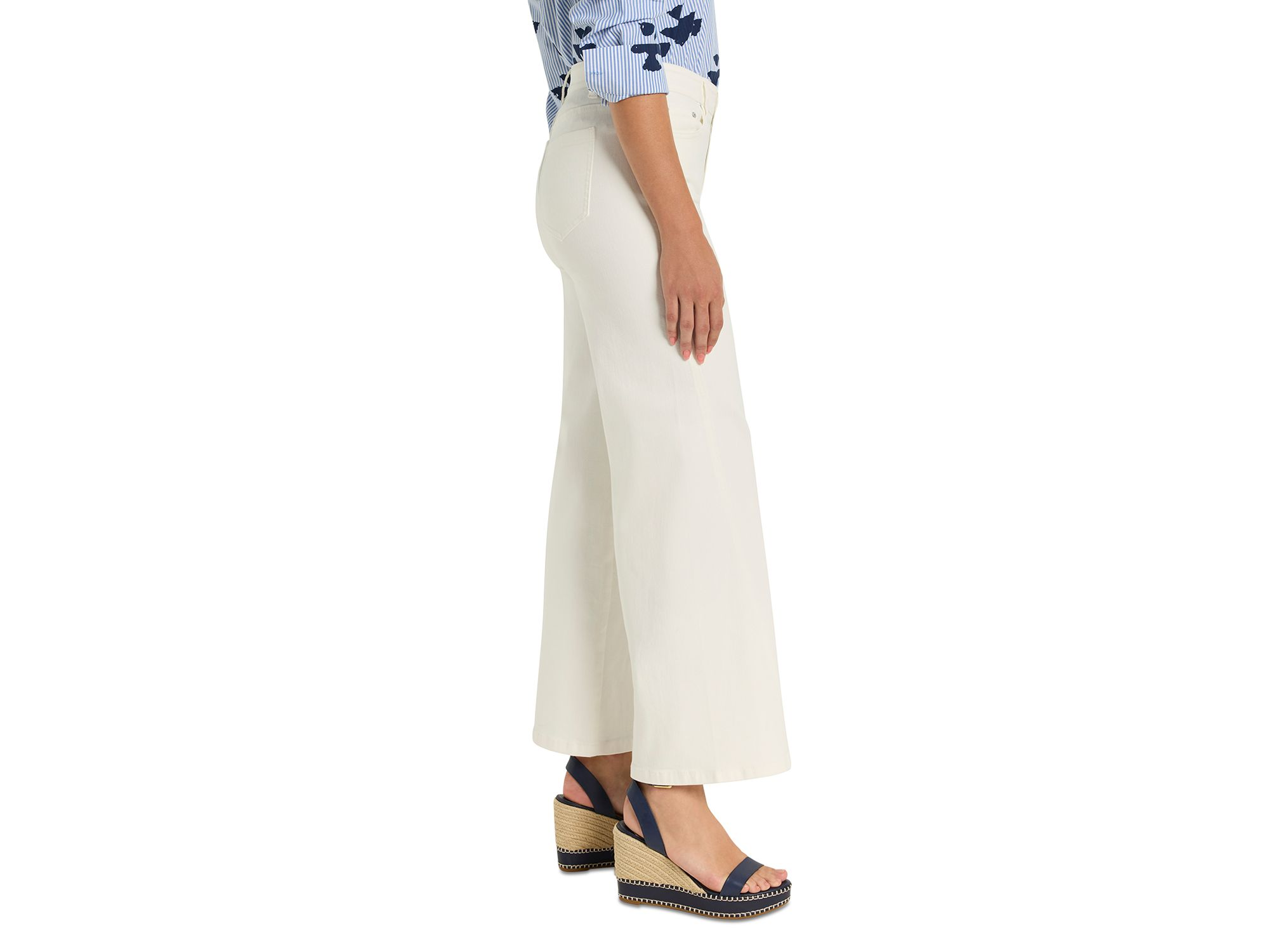 Wide Leg Weekend Jeans in Paper White — Image 4