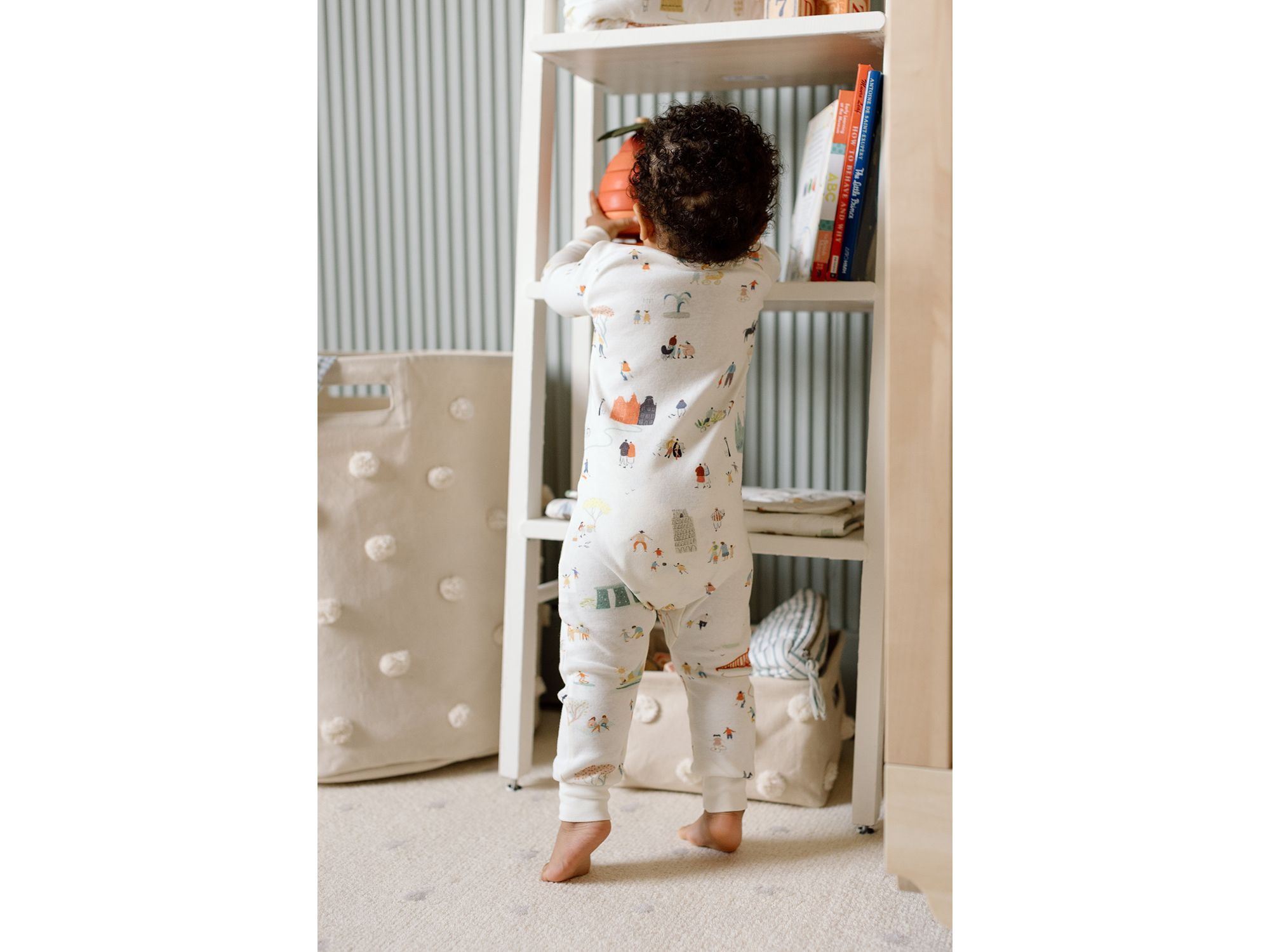 Unisex Ribbed Baby Footless Sleeper - Baby — Image 3
