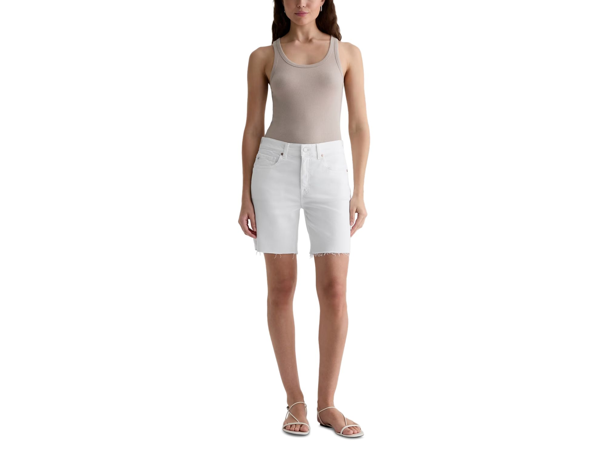 The Ex-Boyfriend Shorts in White — Image 5