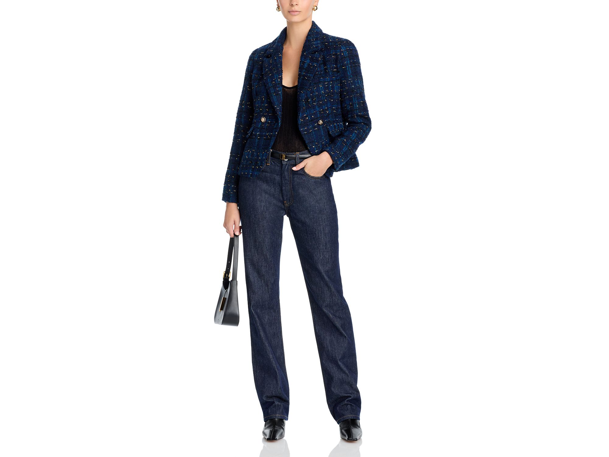 Tweed Cutaway Blazer - Exclusive — Image 6