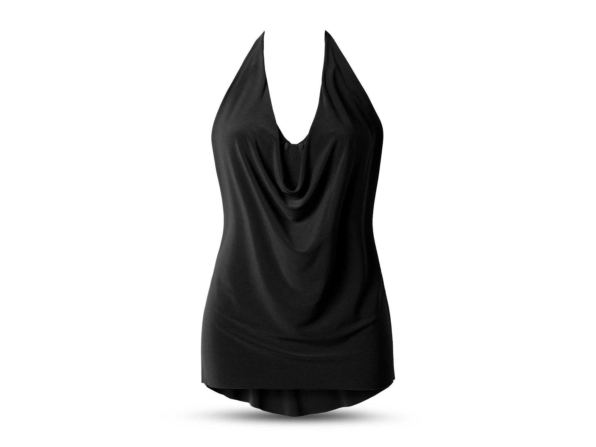 Solid Sophie Fitted Tankini Top — Image 5