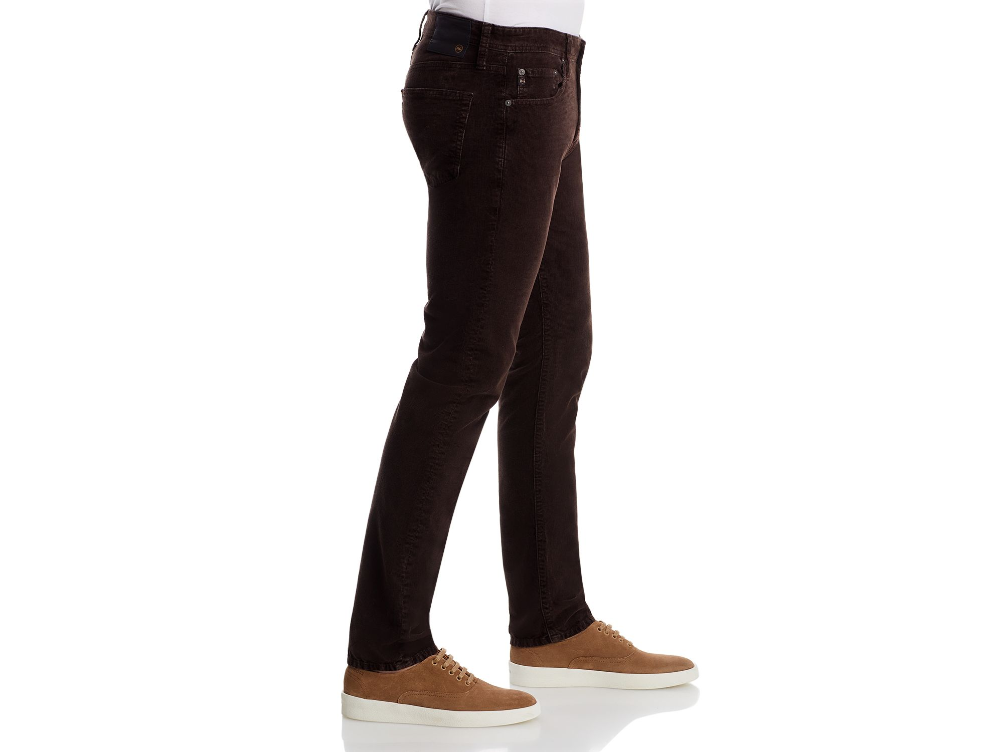 Tellis 32" Slim Fit Cross Hatch Corduroy Pants - Exclusive — Image 3