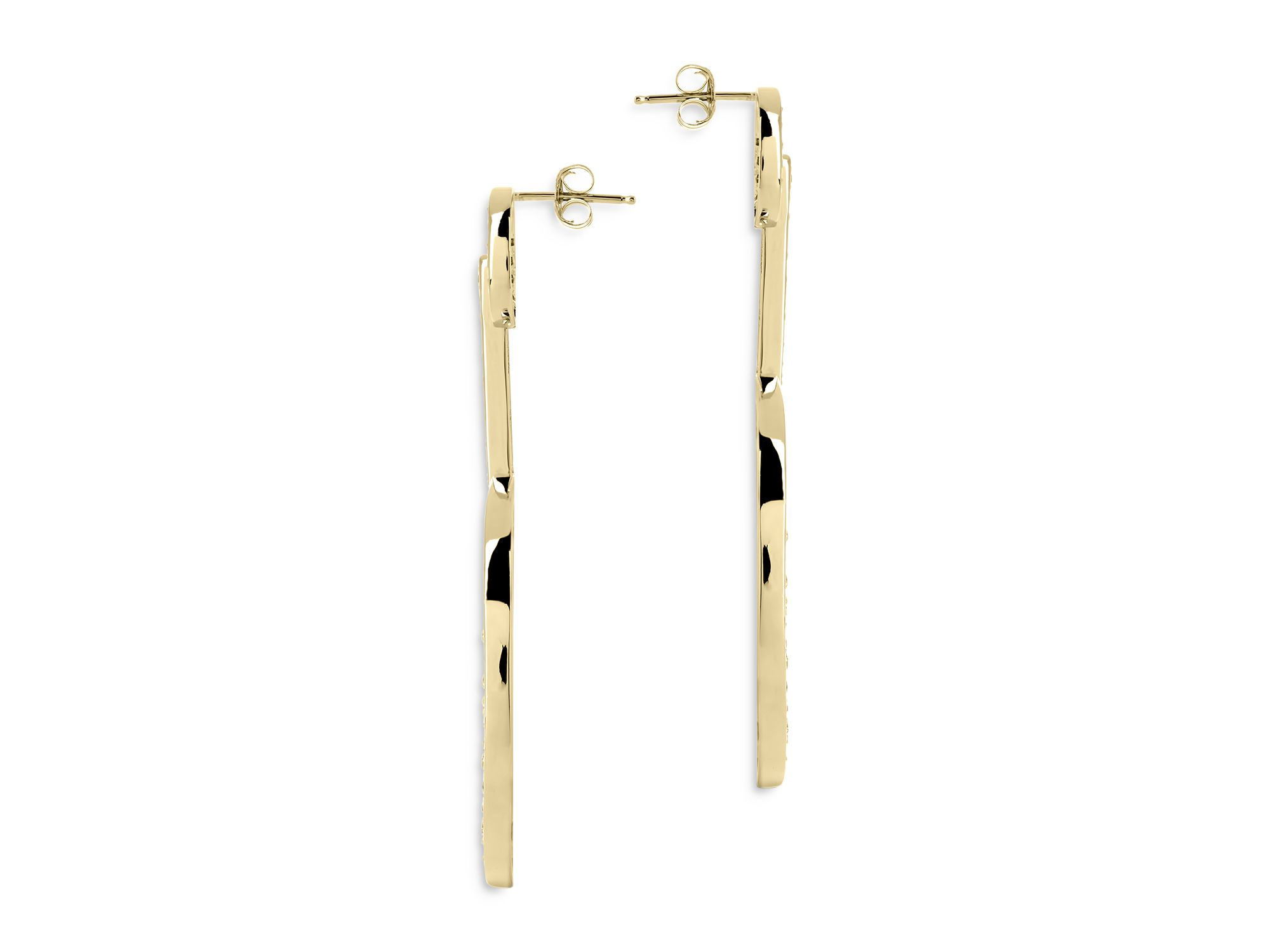 Tory Oval Drop Earrings — Image 3