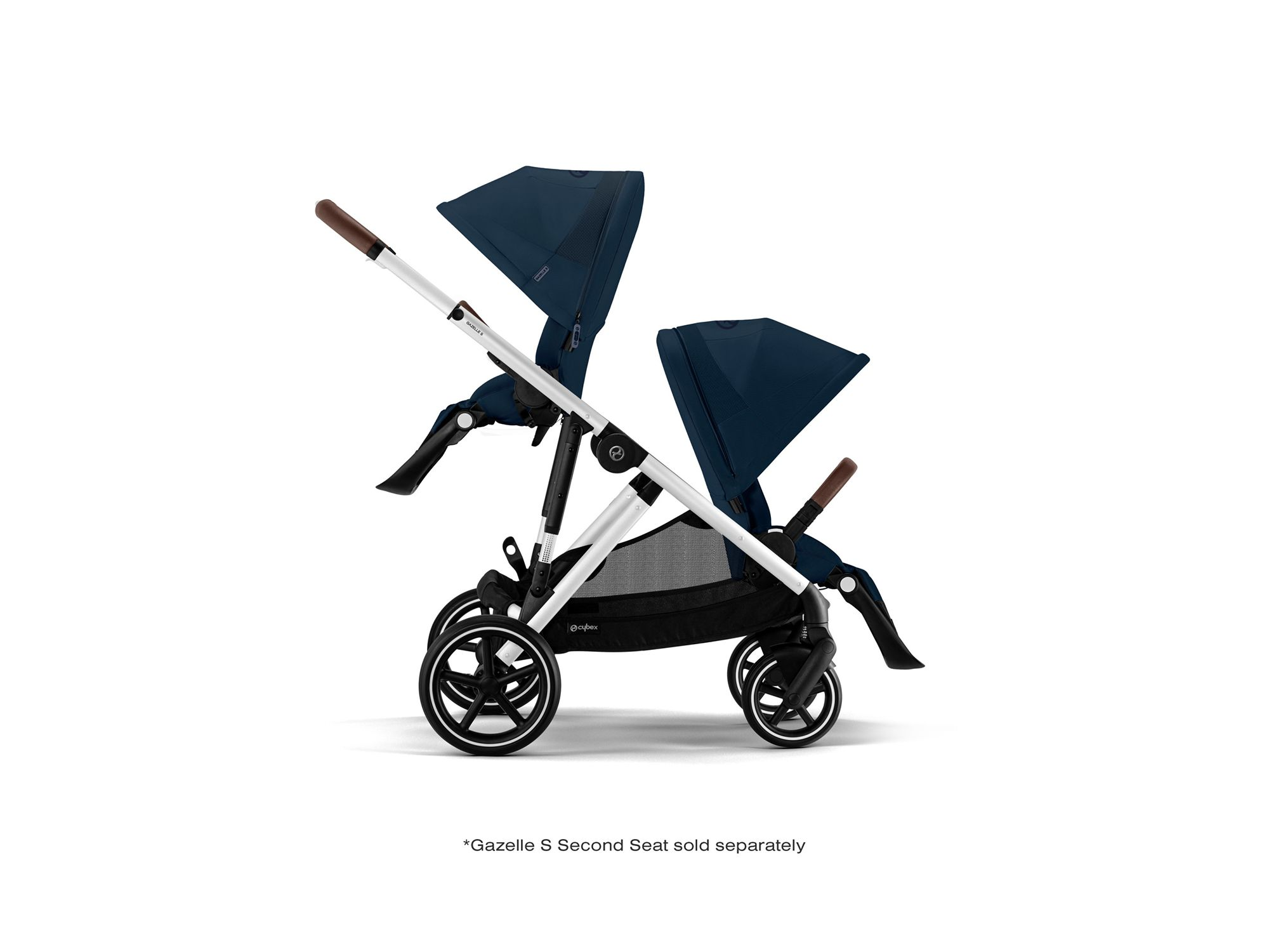 Gazelle S Stroller – Silver Frame — Image 3