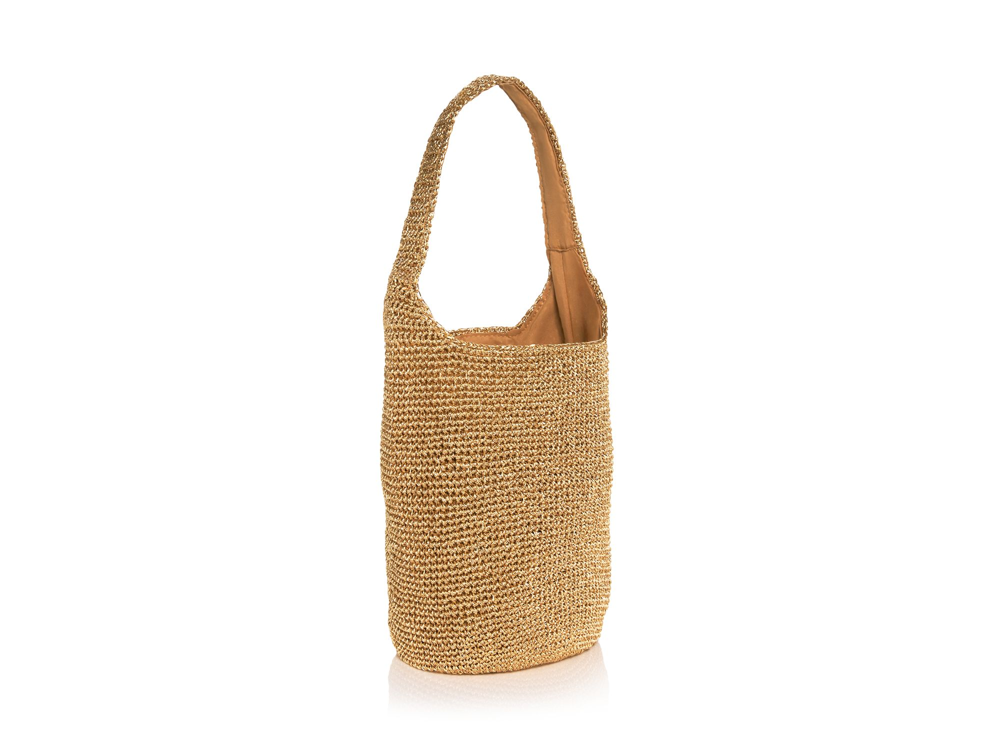 Metallic Woven Tote - Exclusive — Image 5