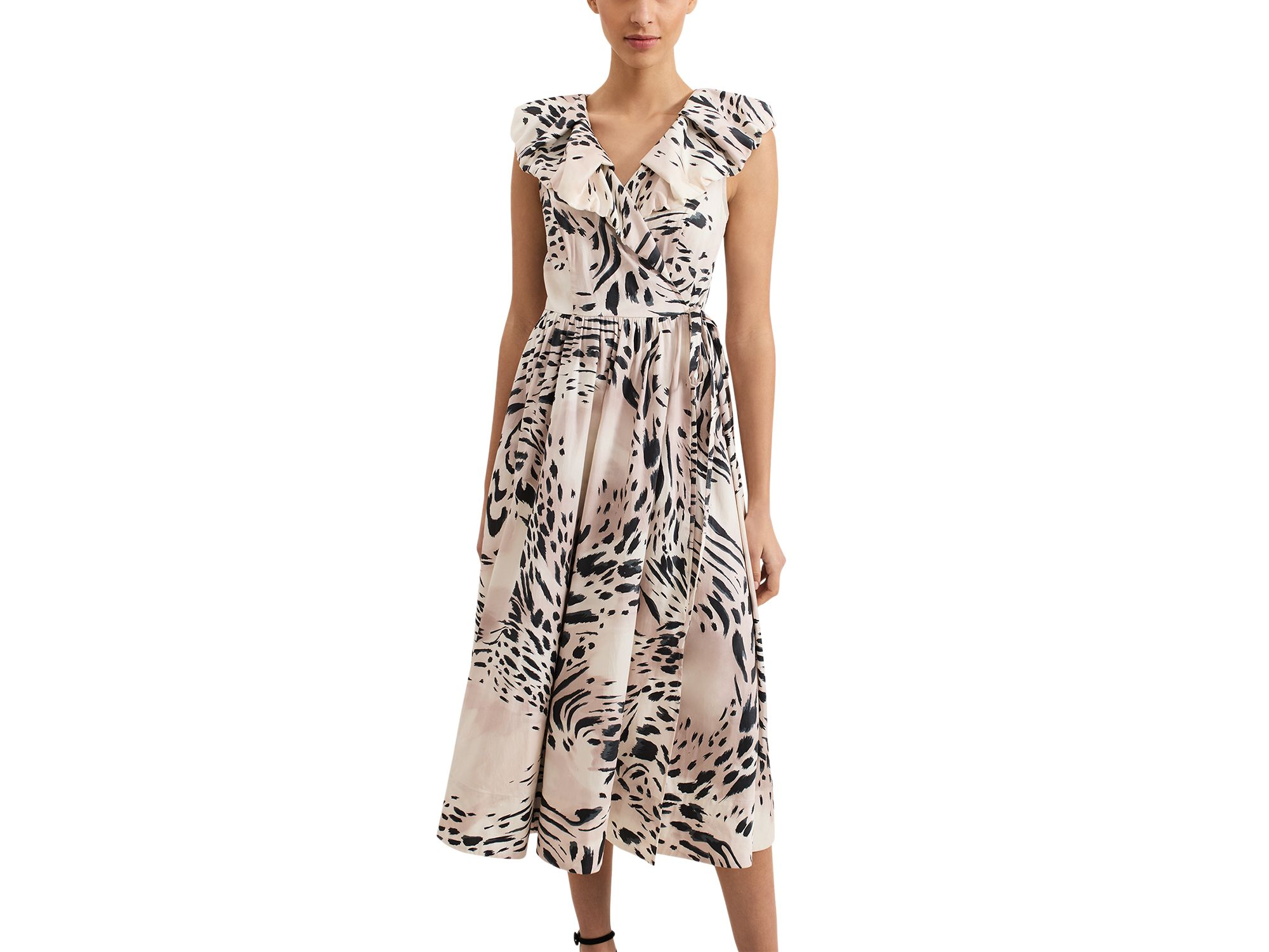 Trix Leopard Wrap Dress — Image 6