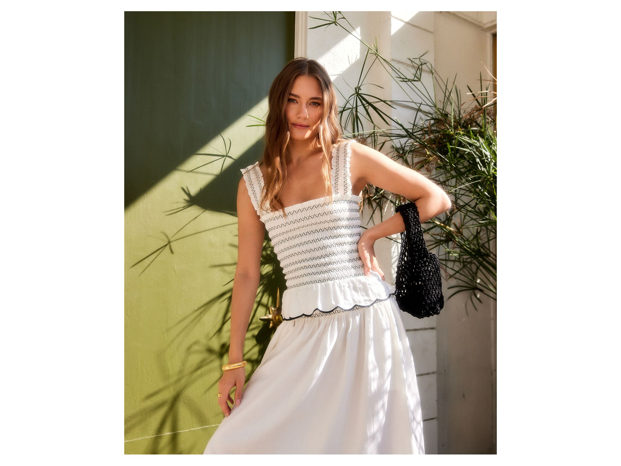 Elliot Smocked Tank Top — Image 3