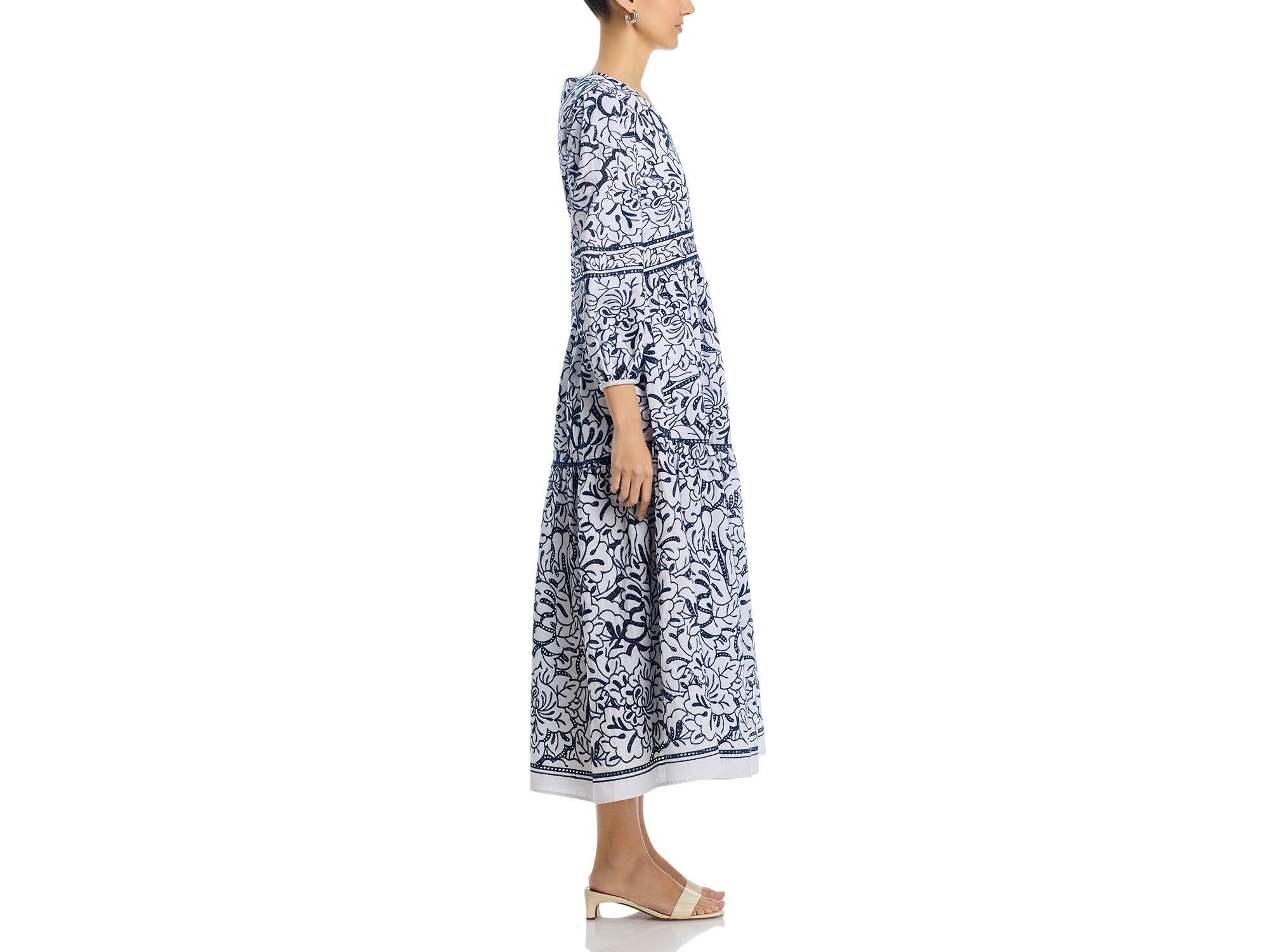 Embroidered Floral Maxi Dress — Image 5