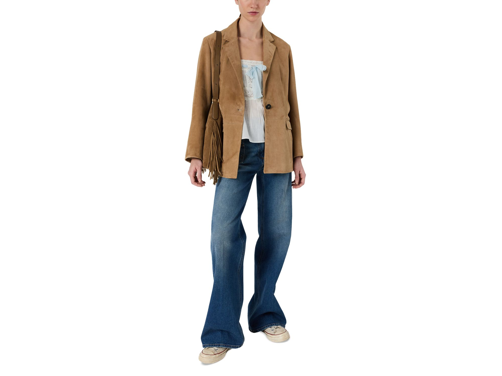 Taely Suede Blazer — Image 7