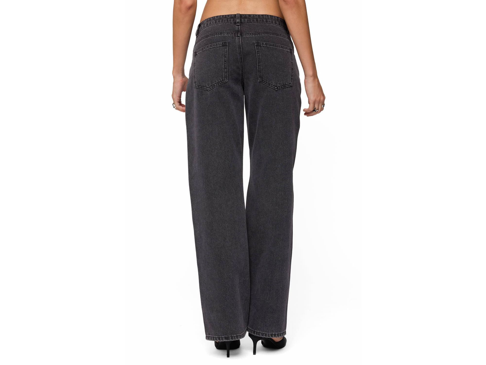 Rossa Beaded Low Rise Baggy Jeans — Image 3