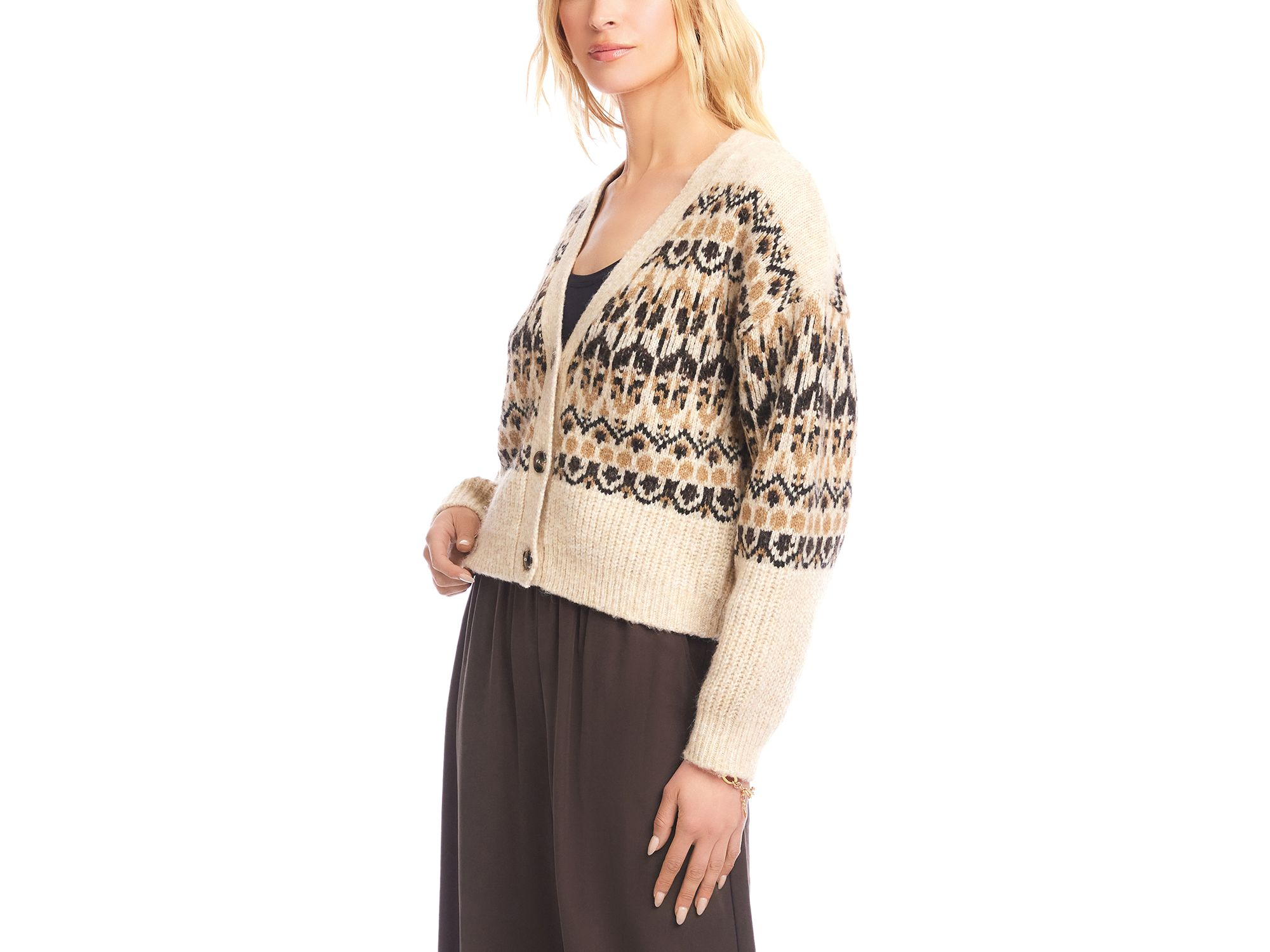 Jacquard Cardigan — Image 5