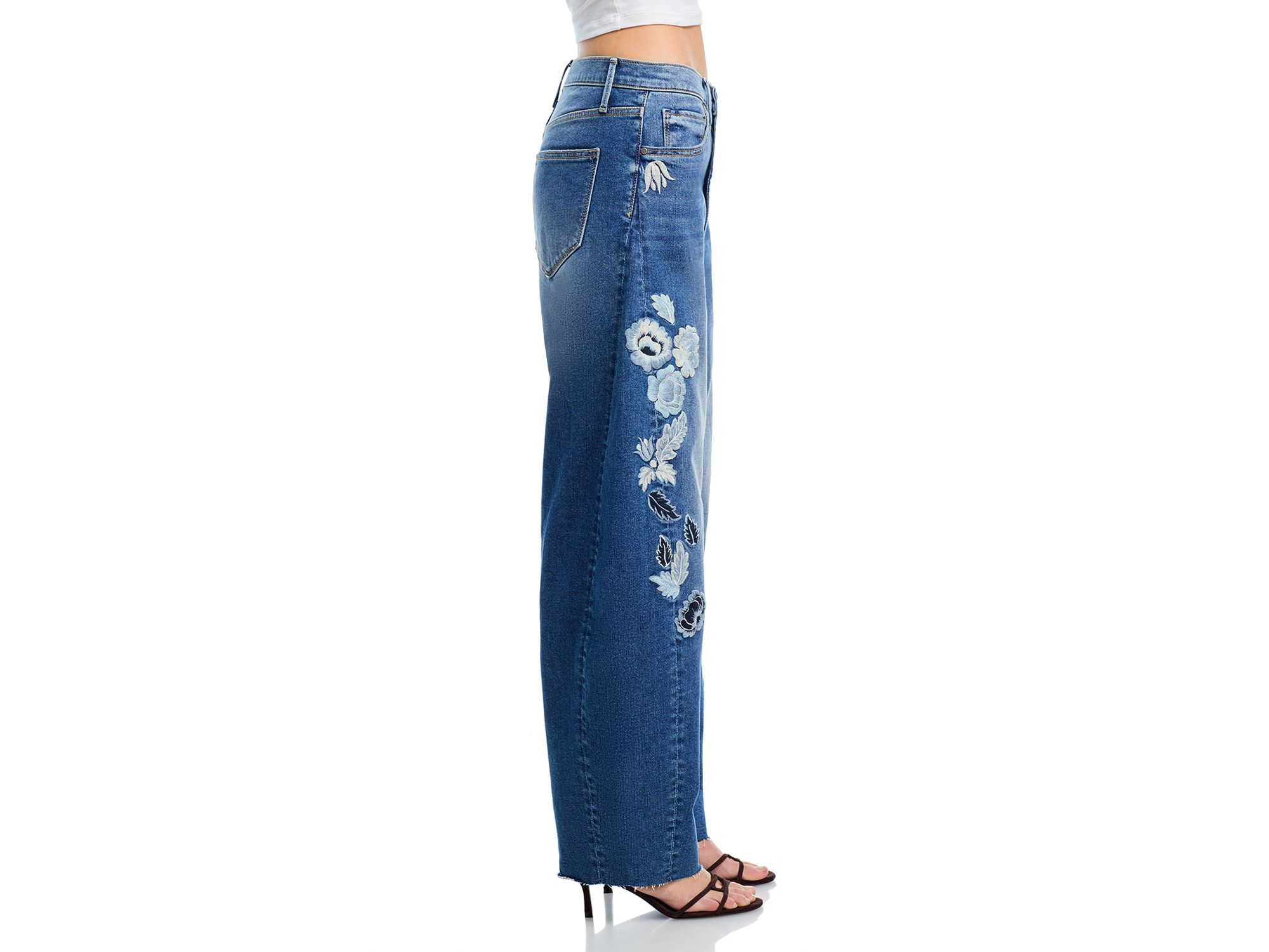 Parker Barrel X Floral Foliage in Medium Wash — Image 4