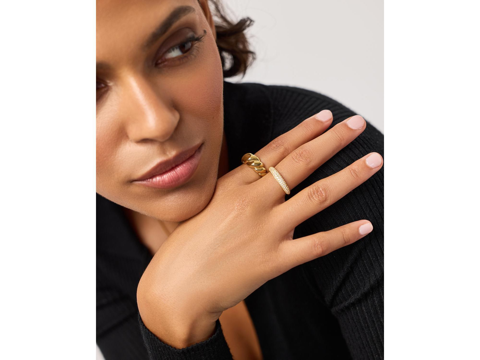 Rope Bold Gold Twist Ring — Image 4