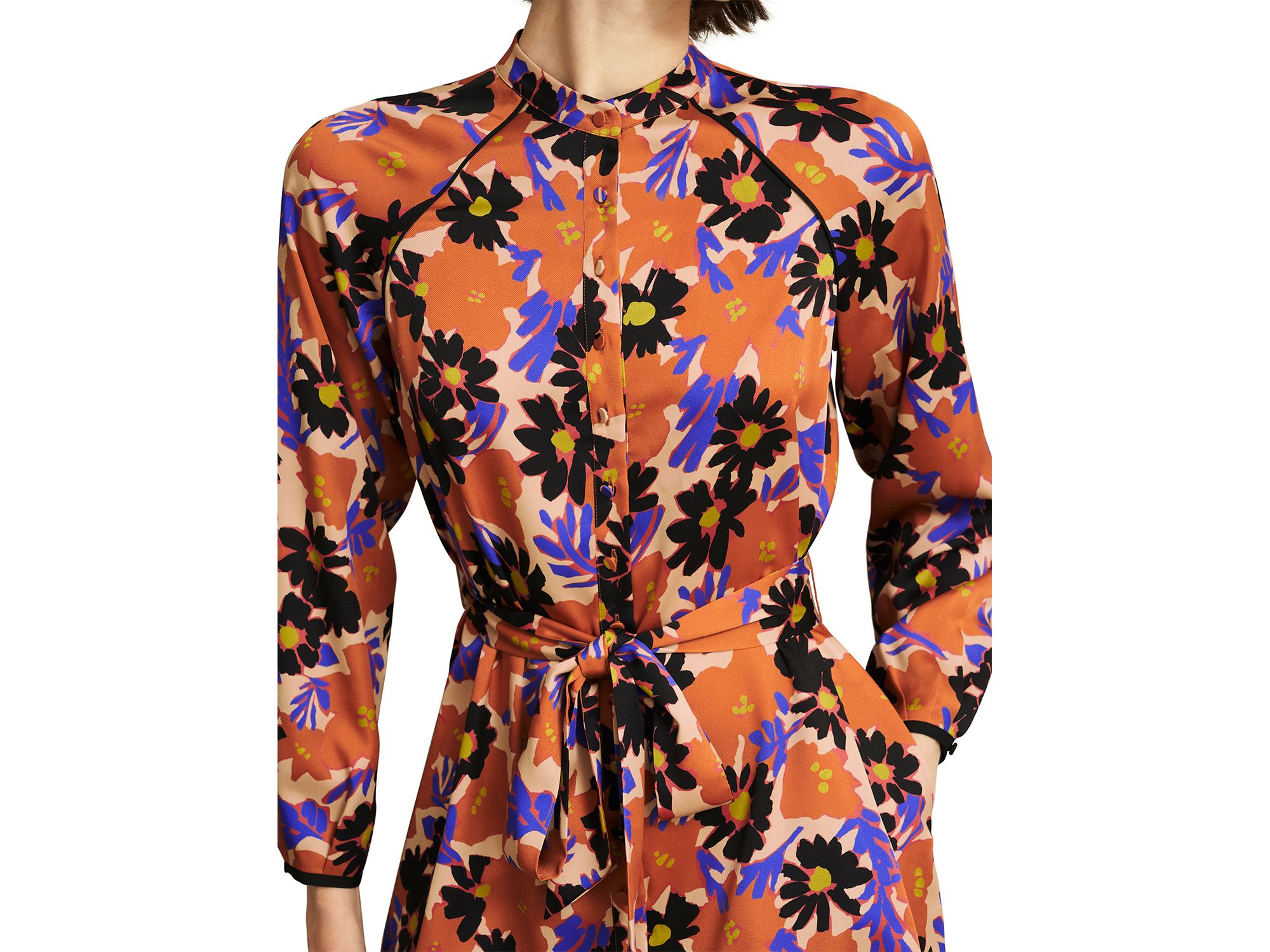 Coworth Floral Print Dress — Image 3