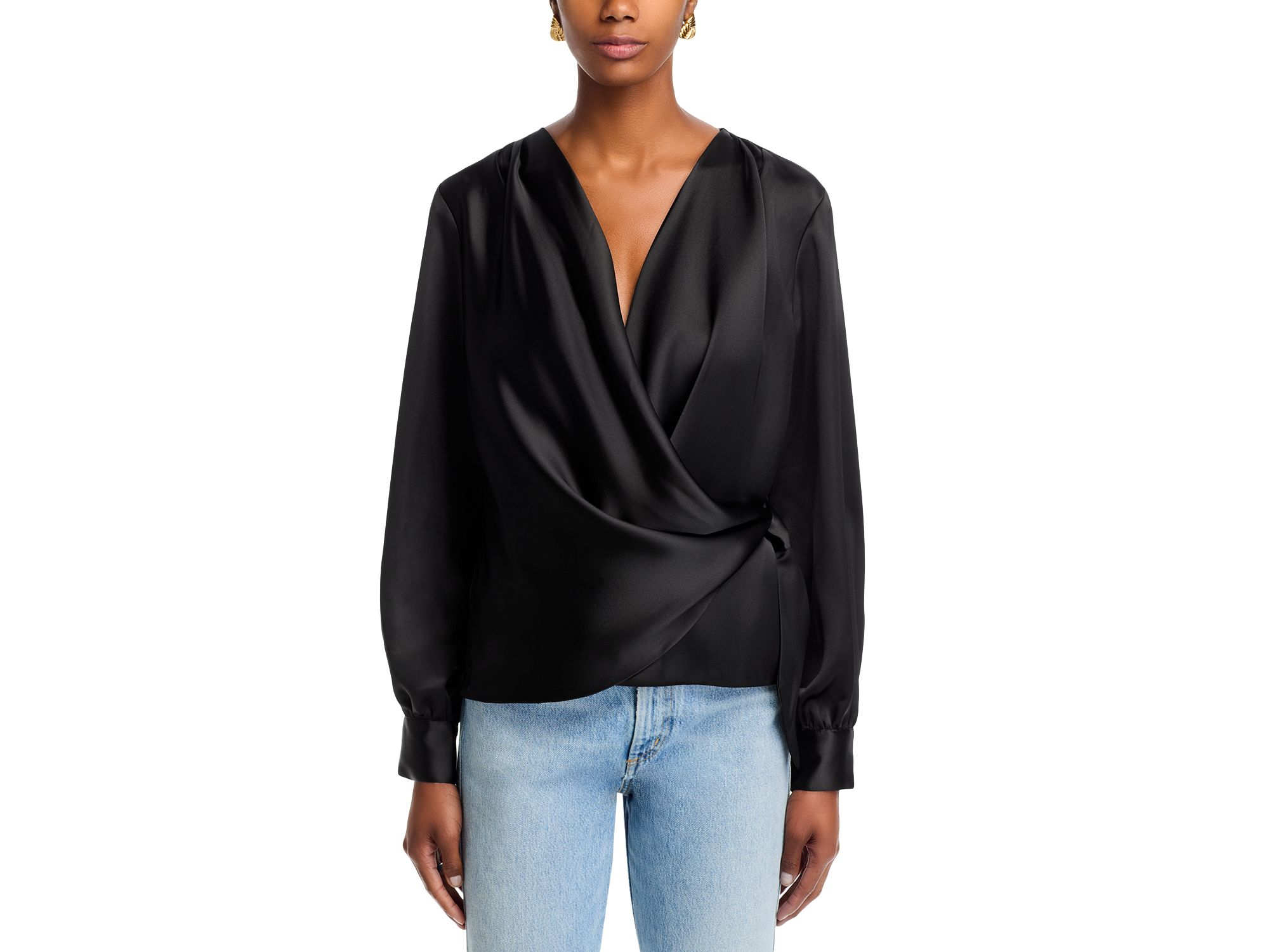 Faux Wrap Top - Exclusive — Image 4