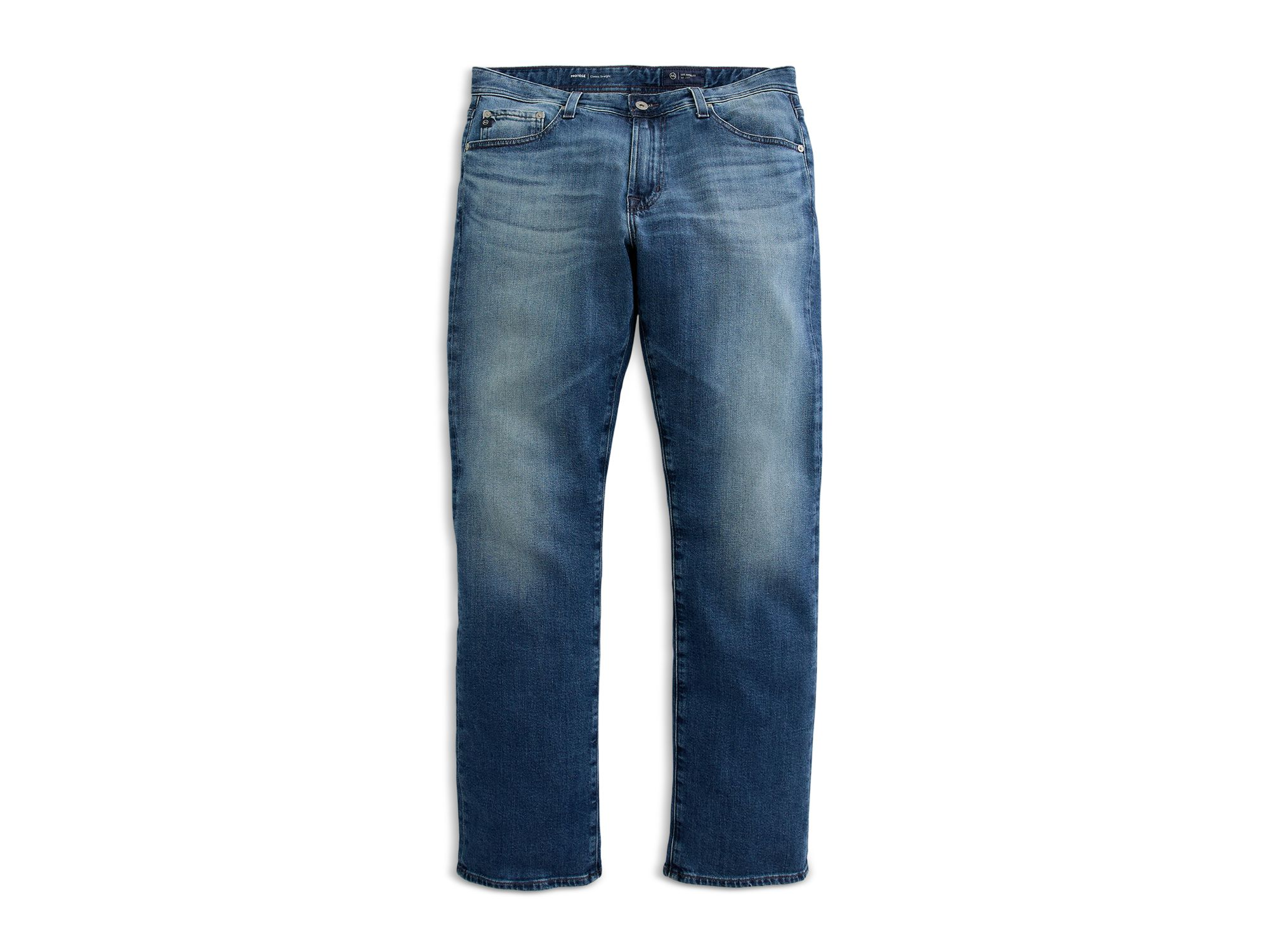 Protege Classic Straight Fit Jeans in Palms Blue — Image 4