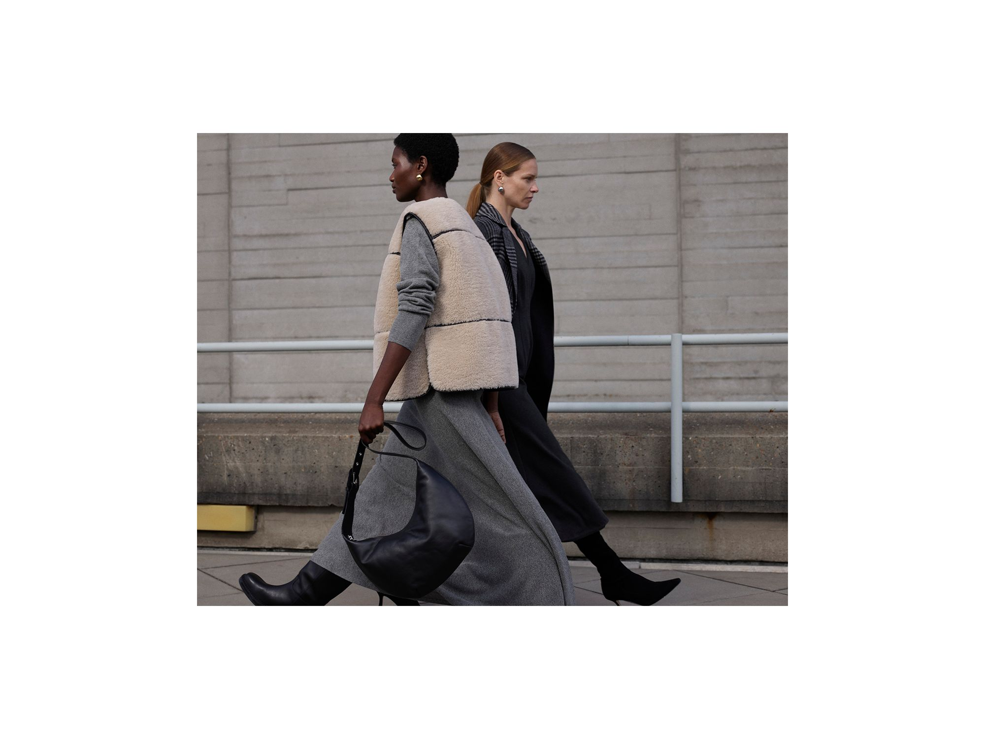 Rowena Faux Fur Sleeveless Coat — Image 5