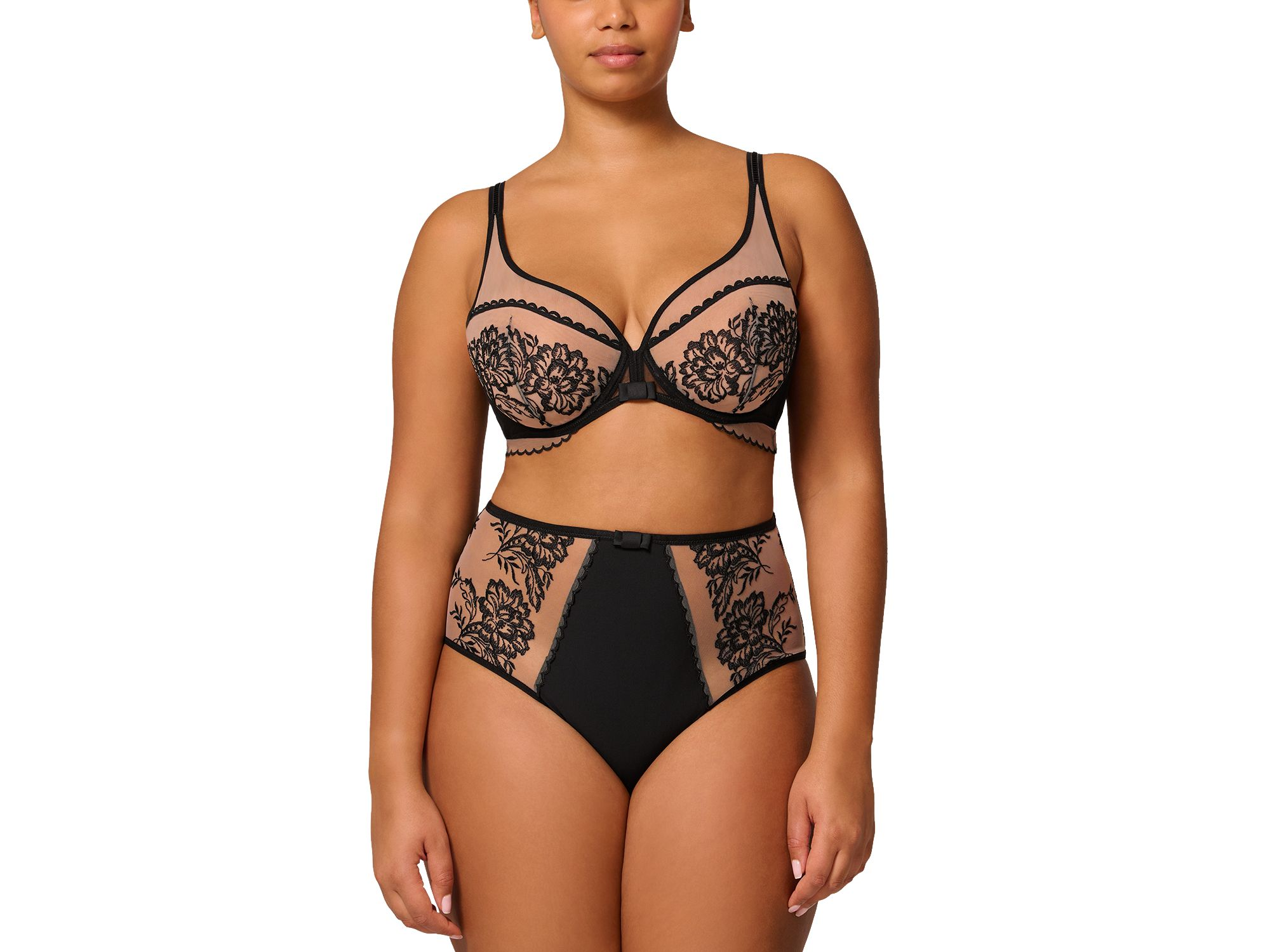 Romance Sheer Plunge Bra — Image 3