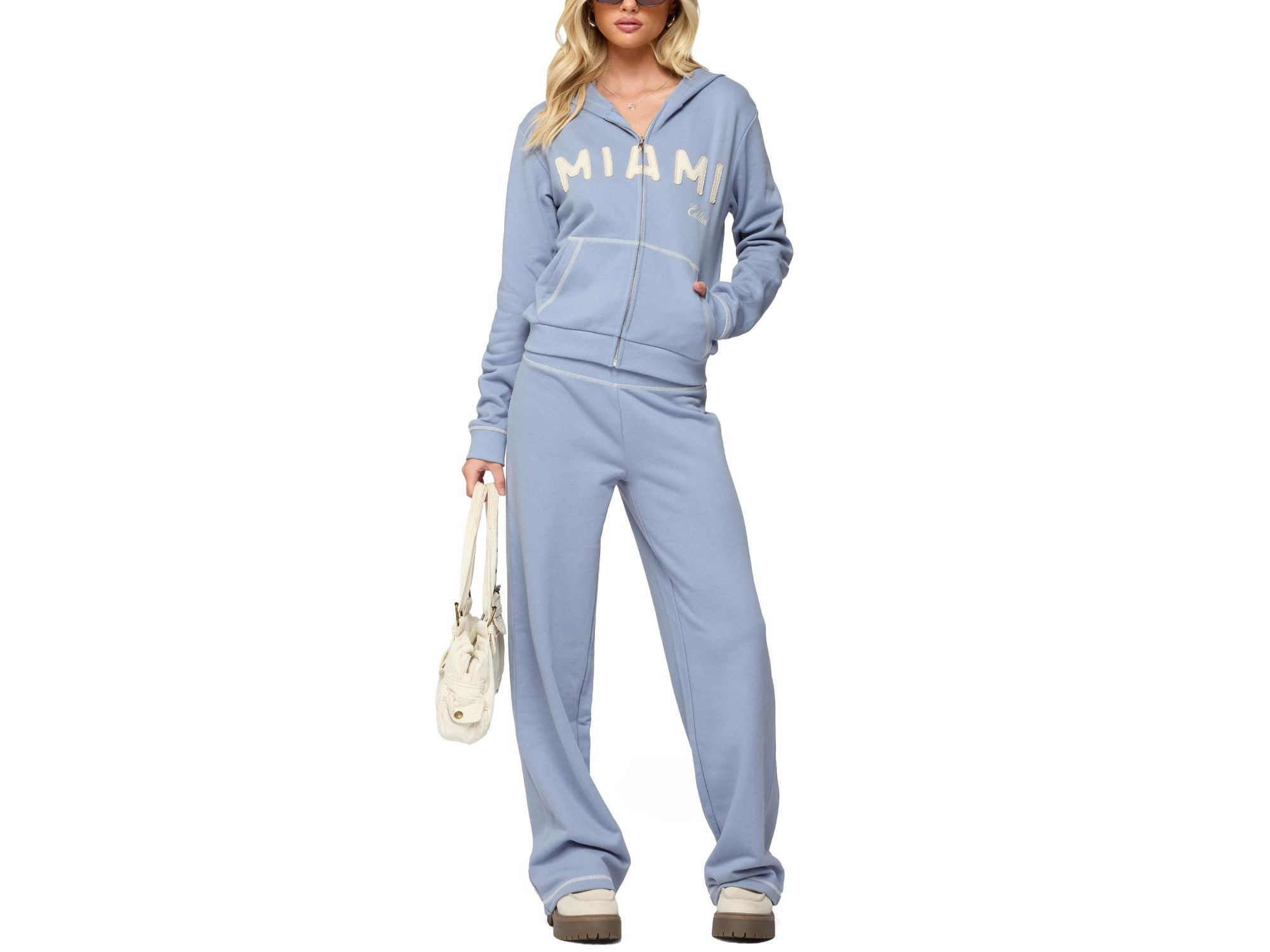 Miami Babe Zip Up Hoodie — Image 4