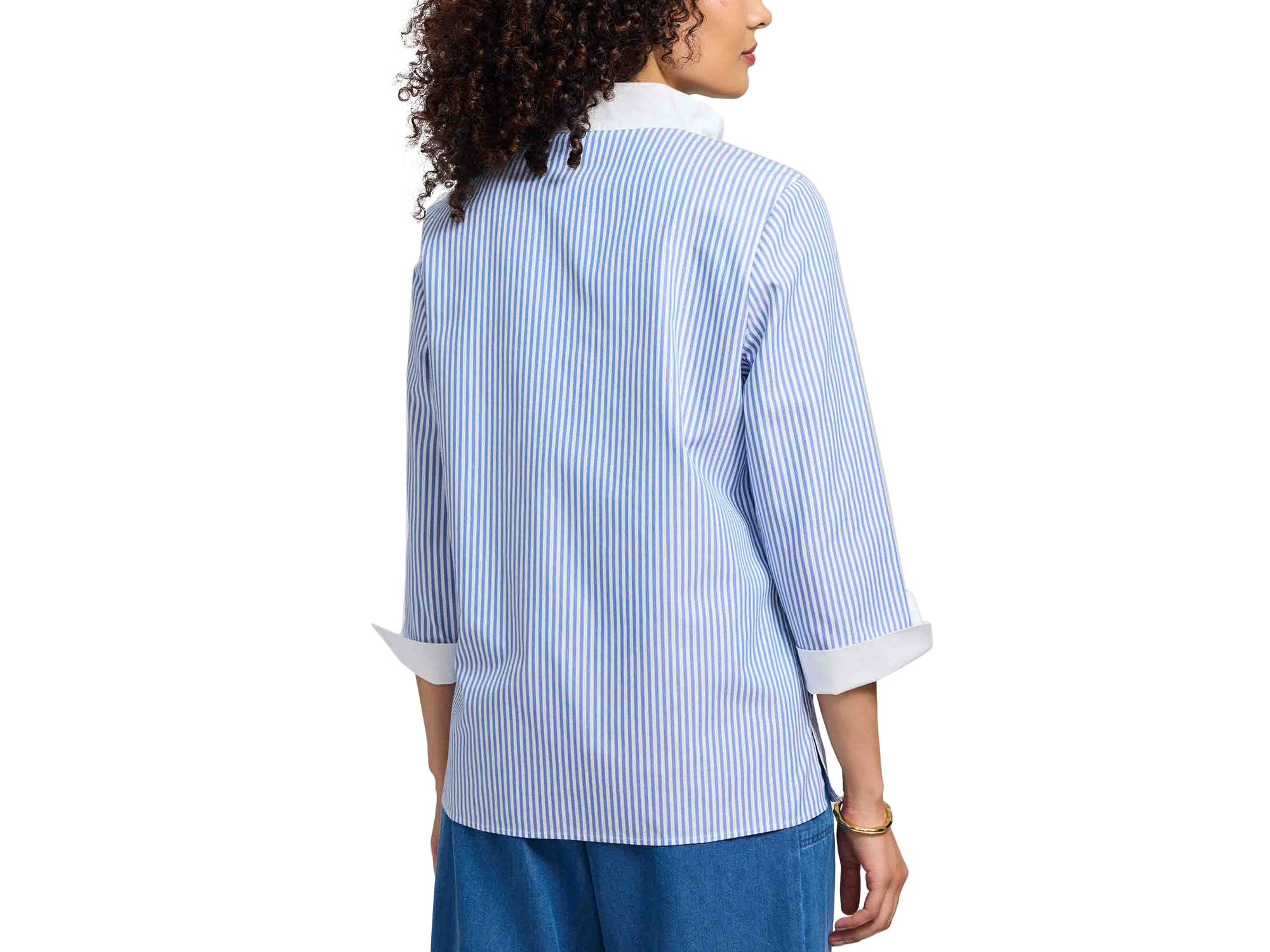 Tammy Stripe 3/4 Sleeve Pullover Shirt — Image 4