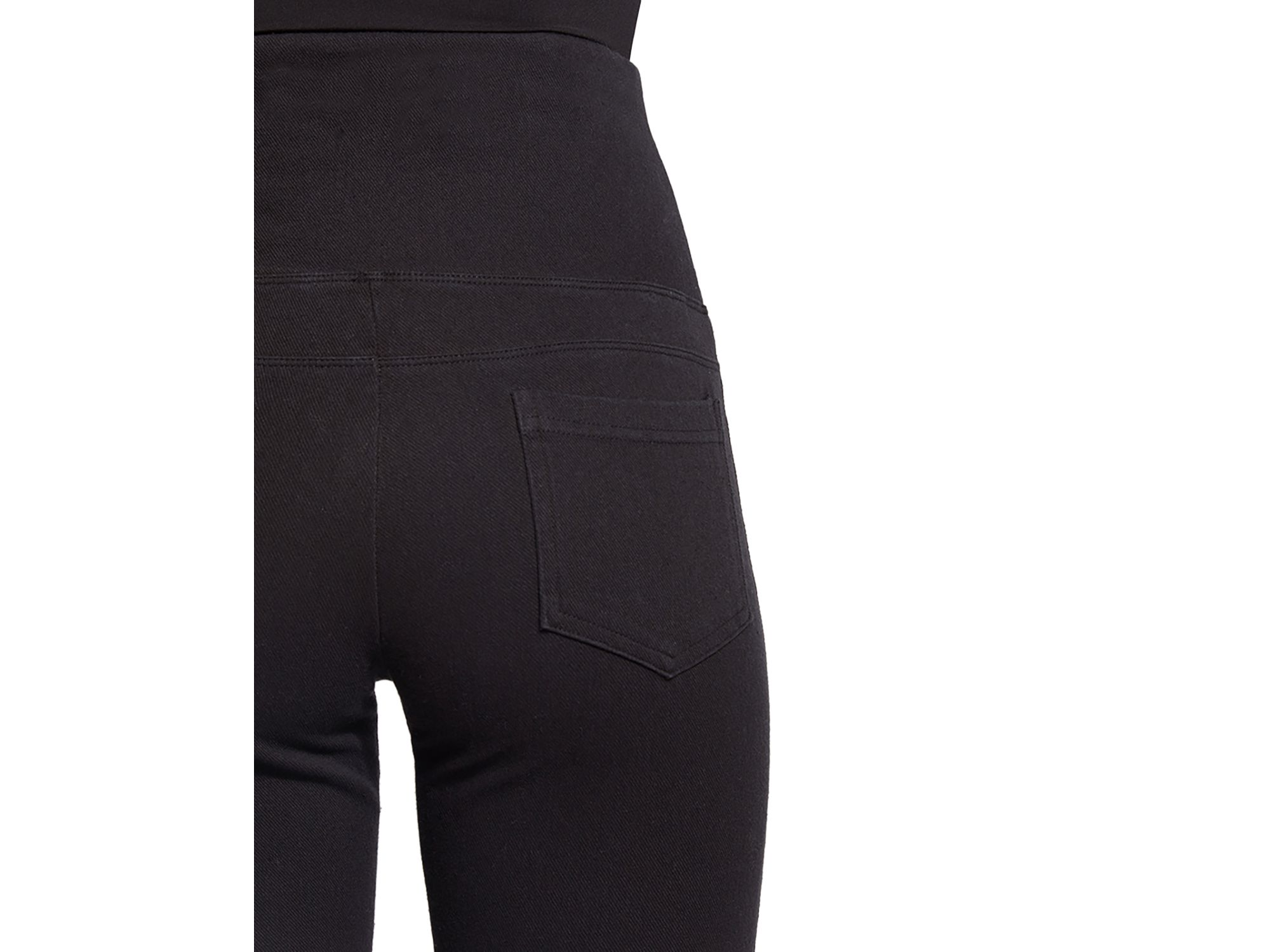 Plus Straight Leg Jeans in Black — Image 4