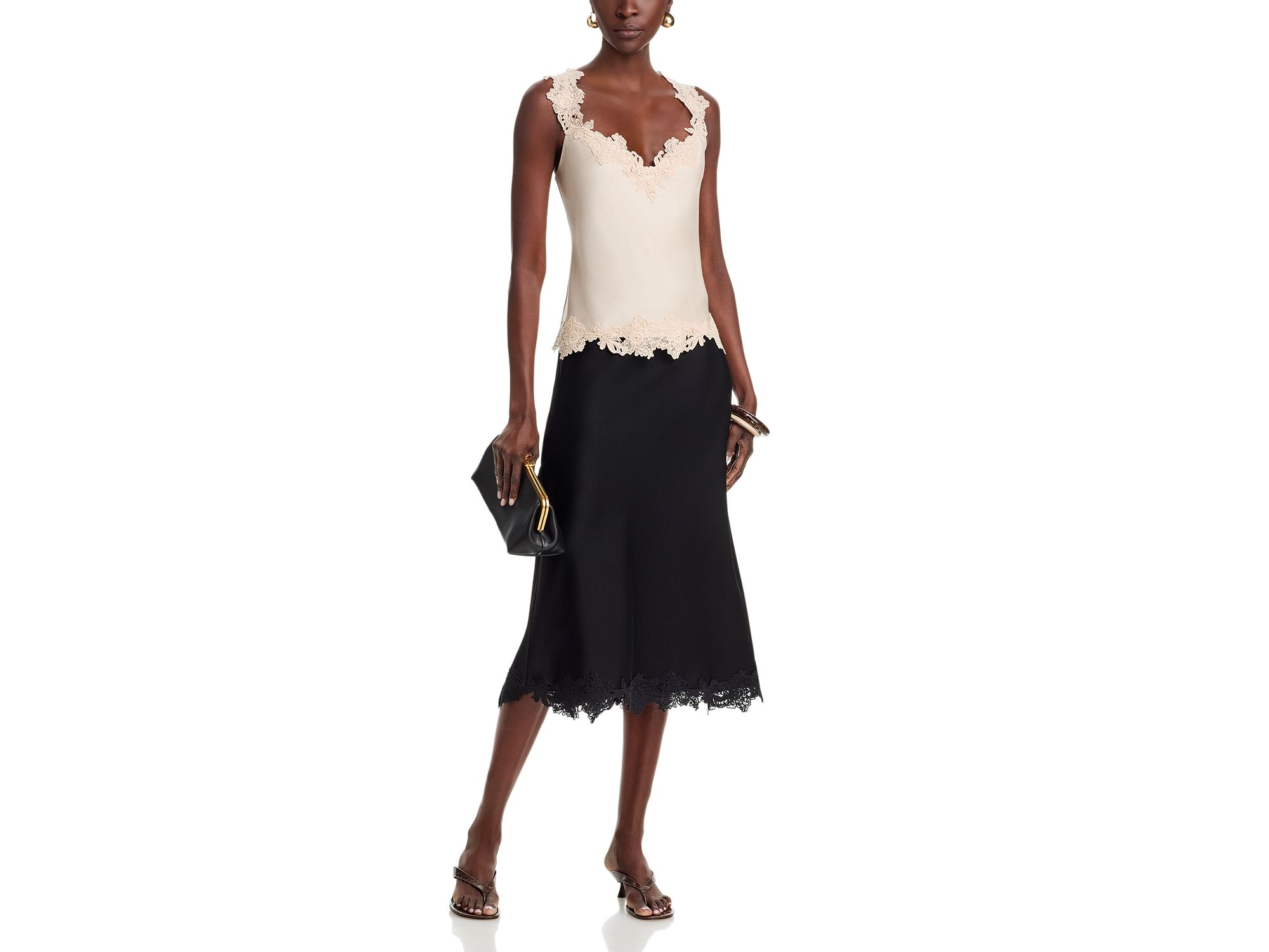 Brooks Lace Trim Skirt — Image 3