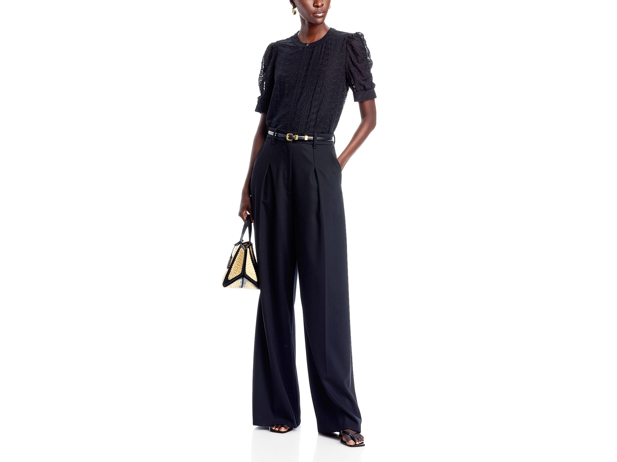 Mandarin Collar Button Front Top — Image 4
