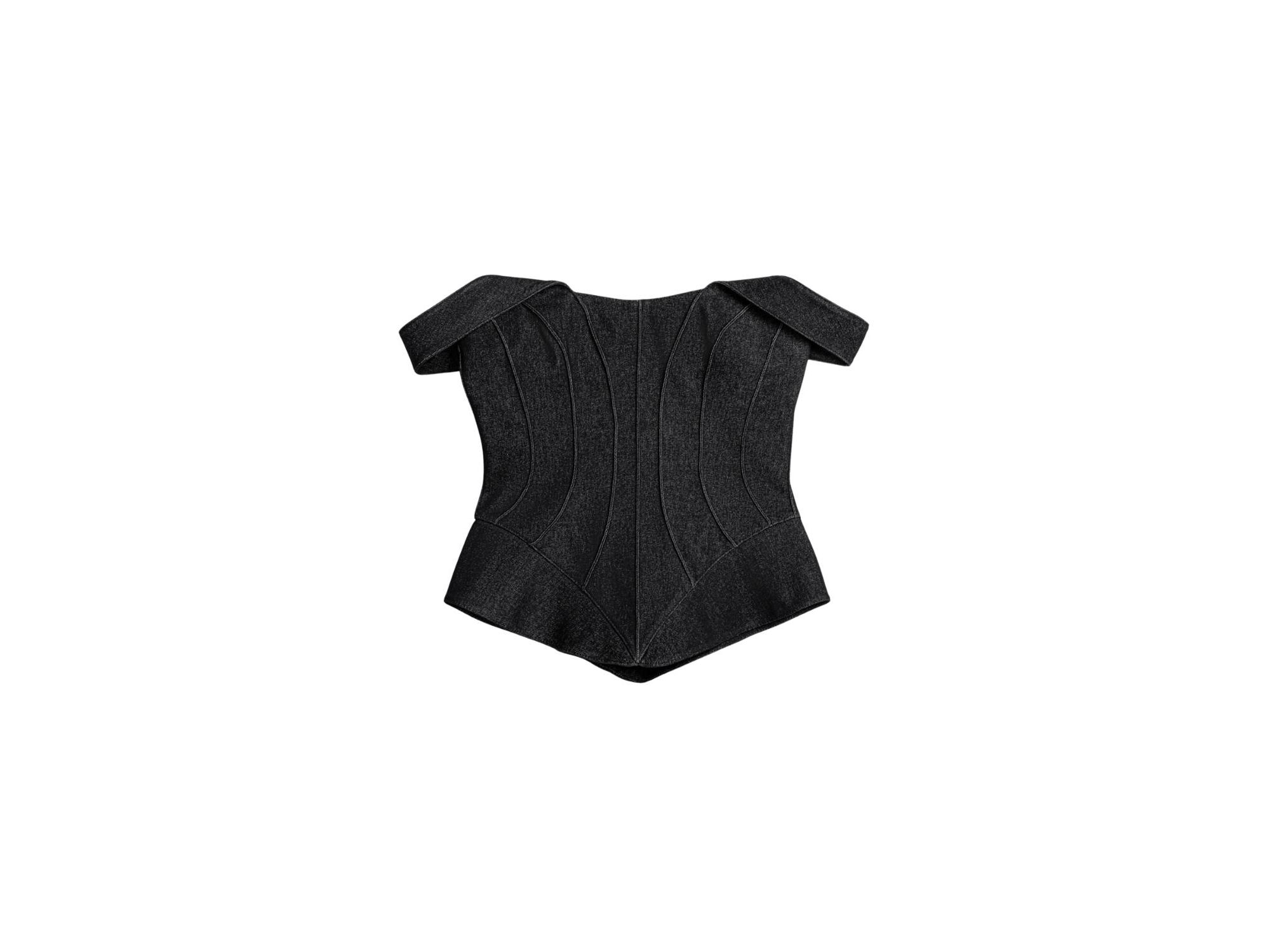 Off-Shoulder Sculpted Bustier — Image 8