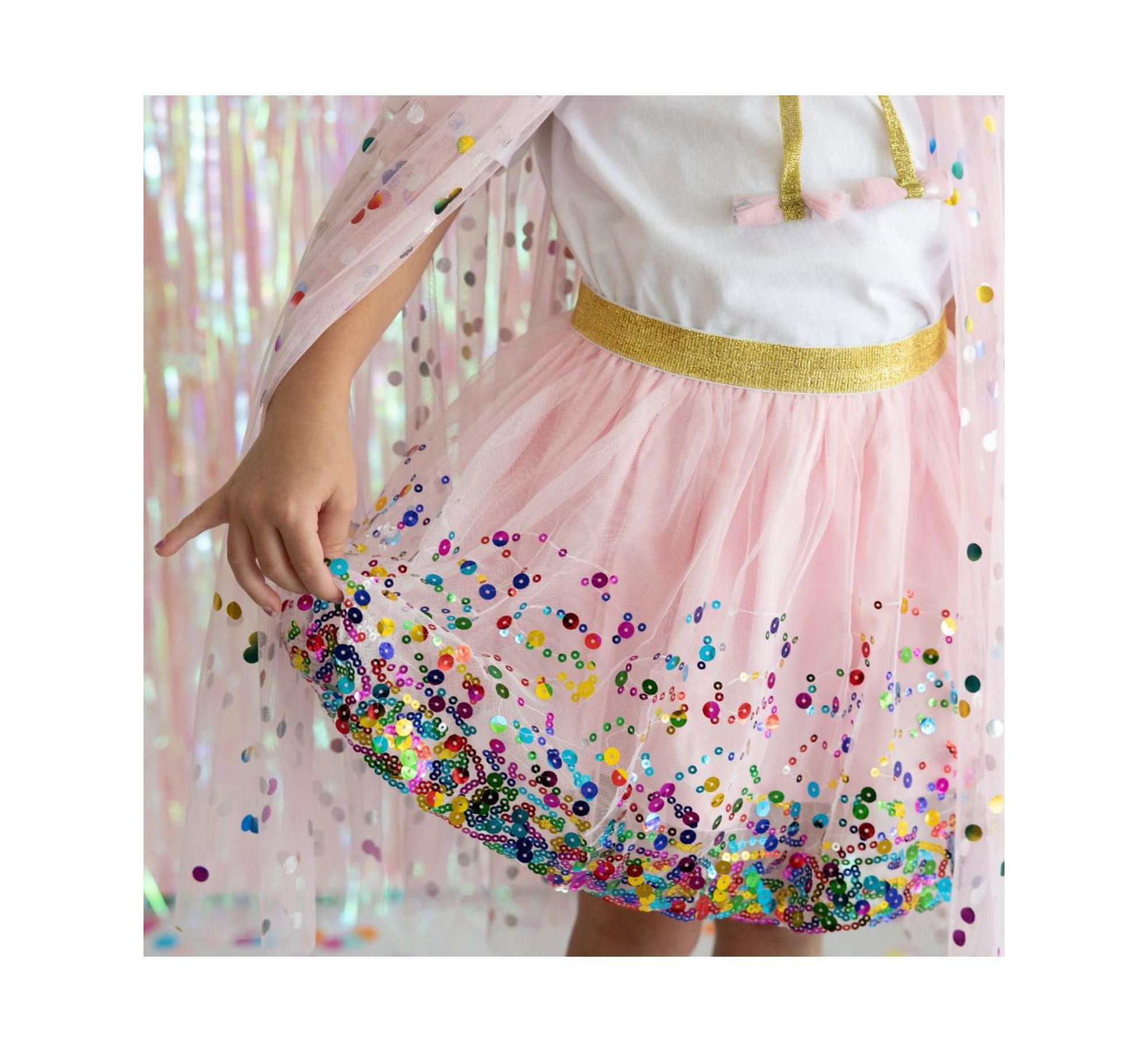 Girls' Pink Confetti Tutu - Little Kid, Big Kid — Image 3