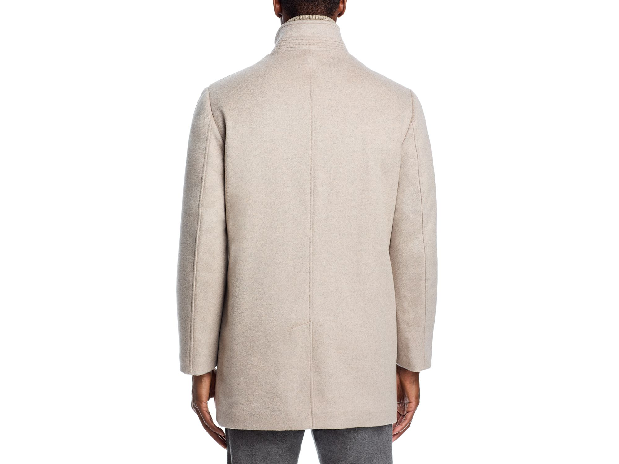 Mont Royal Wool & Cashmere Regular Fit Car Coat — Image 5