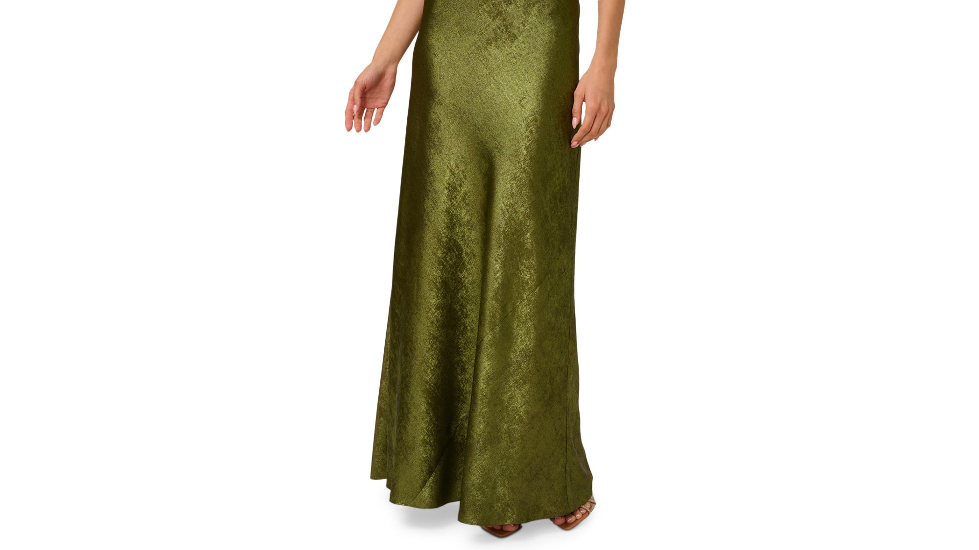 Foil Cowlneck Gown — Image 4