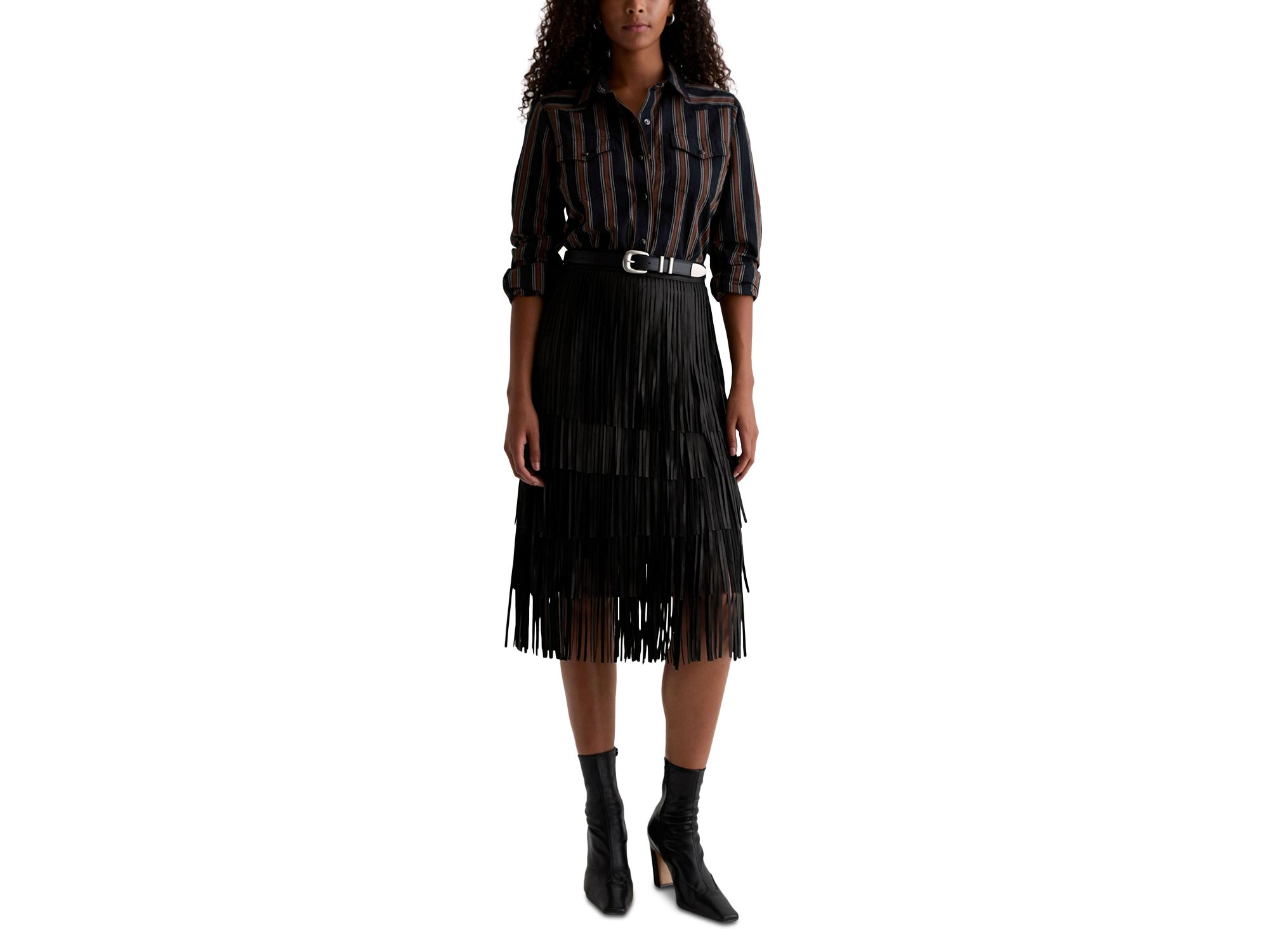 Melia Stripe Snap Front Shirt — Image 7