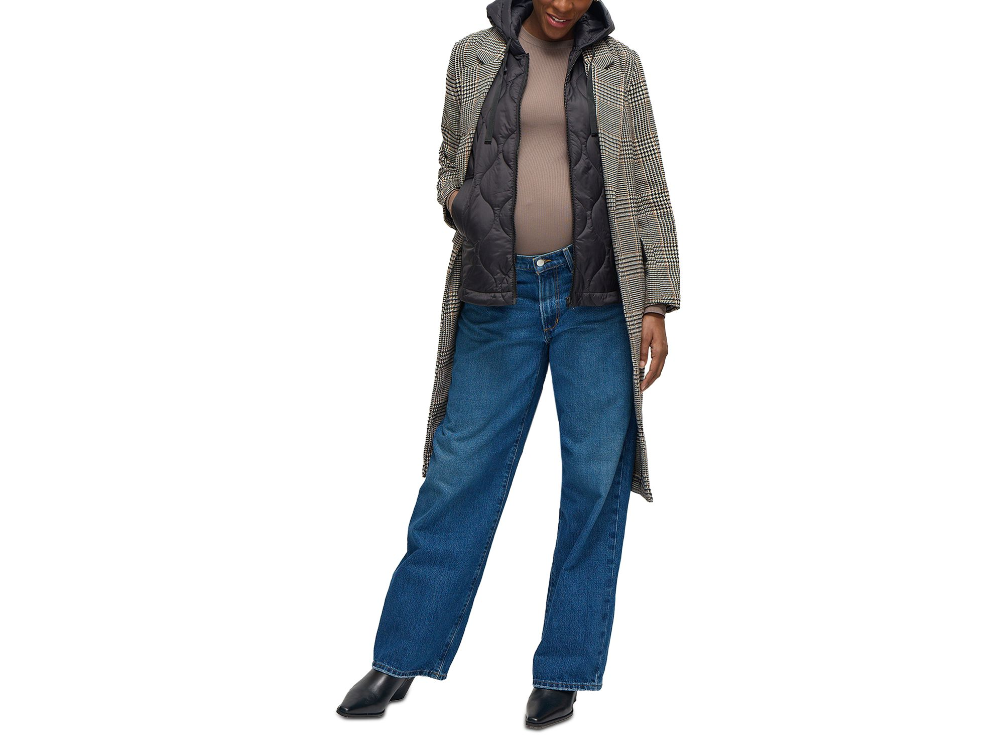 Quilted Maternity Vest — Image 4