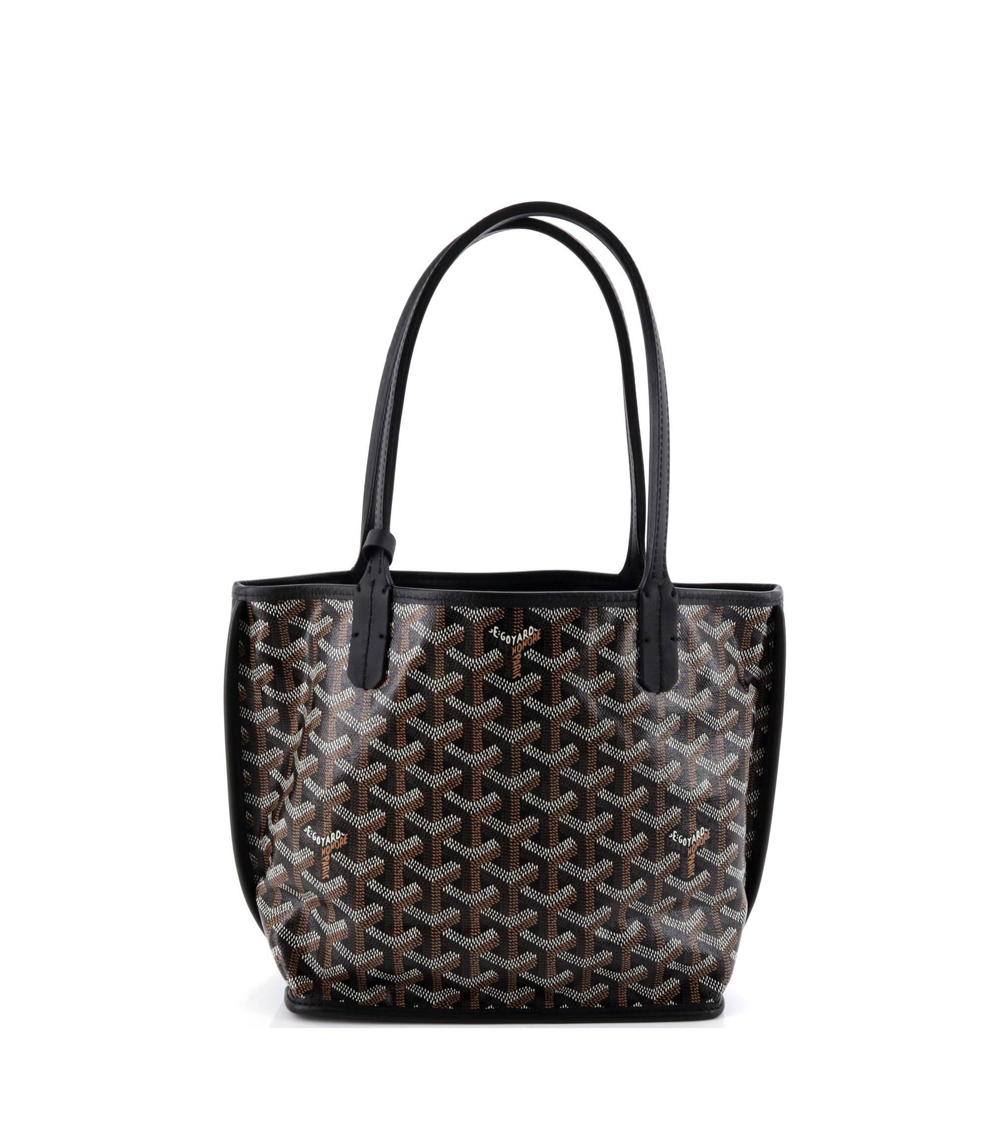 Mini Anjou Reversible Tote Coated Canvas — Image 3