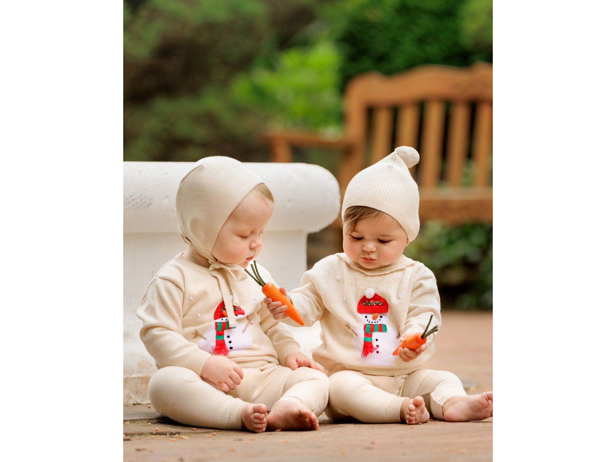 Boys' Holiday Snowman Knit Set - Baby, Little Kid — Image 3