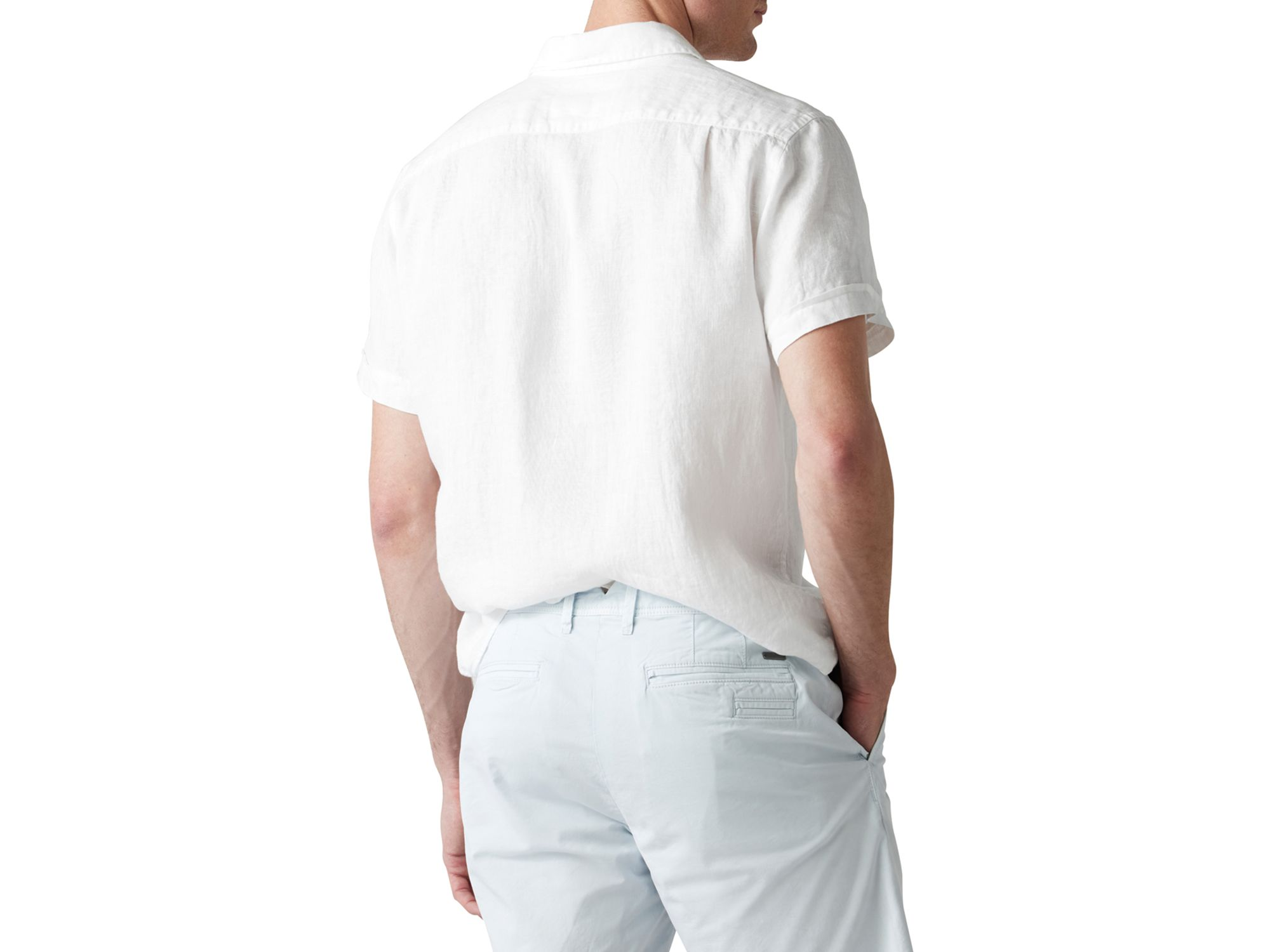 Ellerslie Linen Textured Classic Fit Button-Up Shirt — Image 3