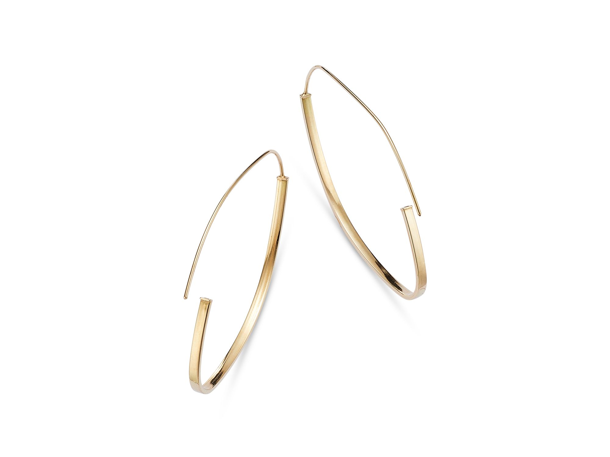 Endless Hoop Earrings in 14K Yellow Gold — Image 4