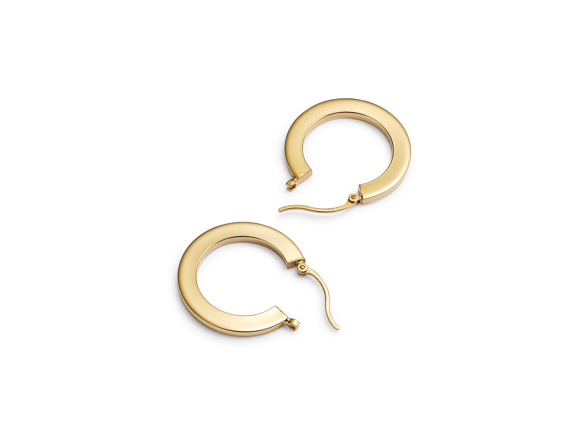 Hoop Earrings in 14K Yellow Gold - Exclusive — Image 4