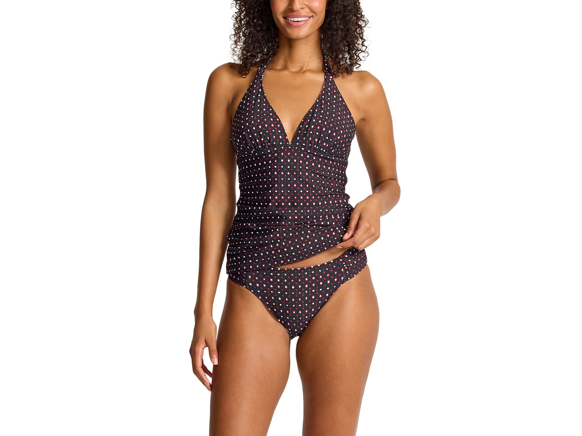 Sunset Blooms Reversible Hipster Bikini Bottom — Image 3