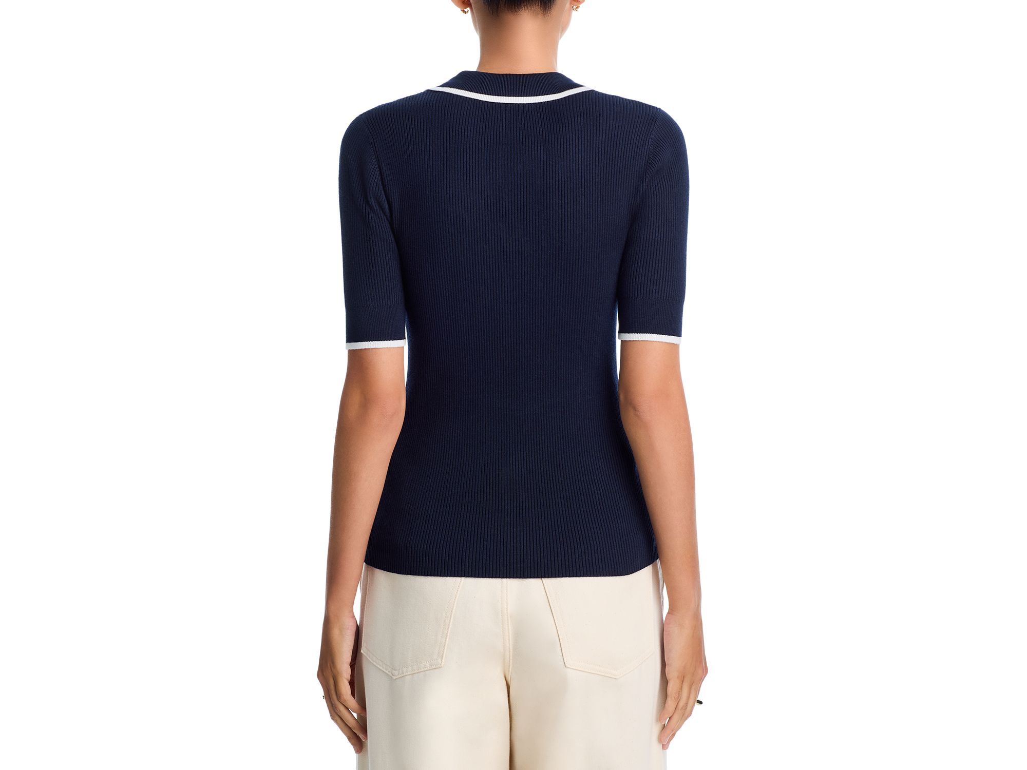 Elbow Sleeve Polo Top - Exclusive — Image 3