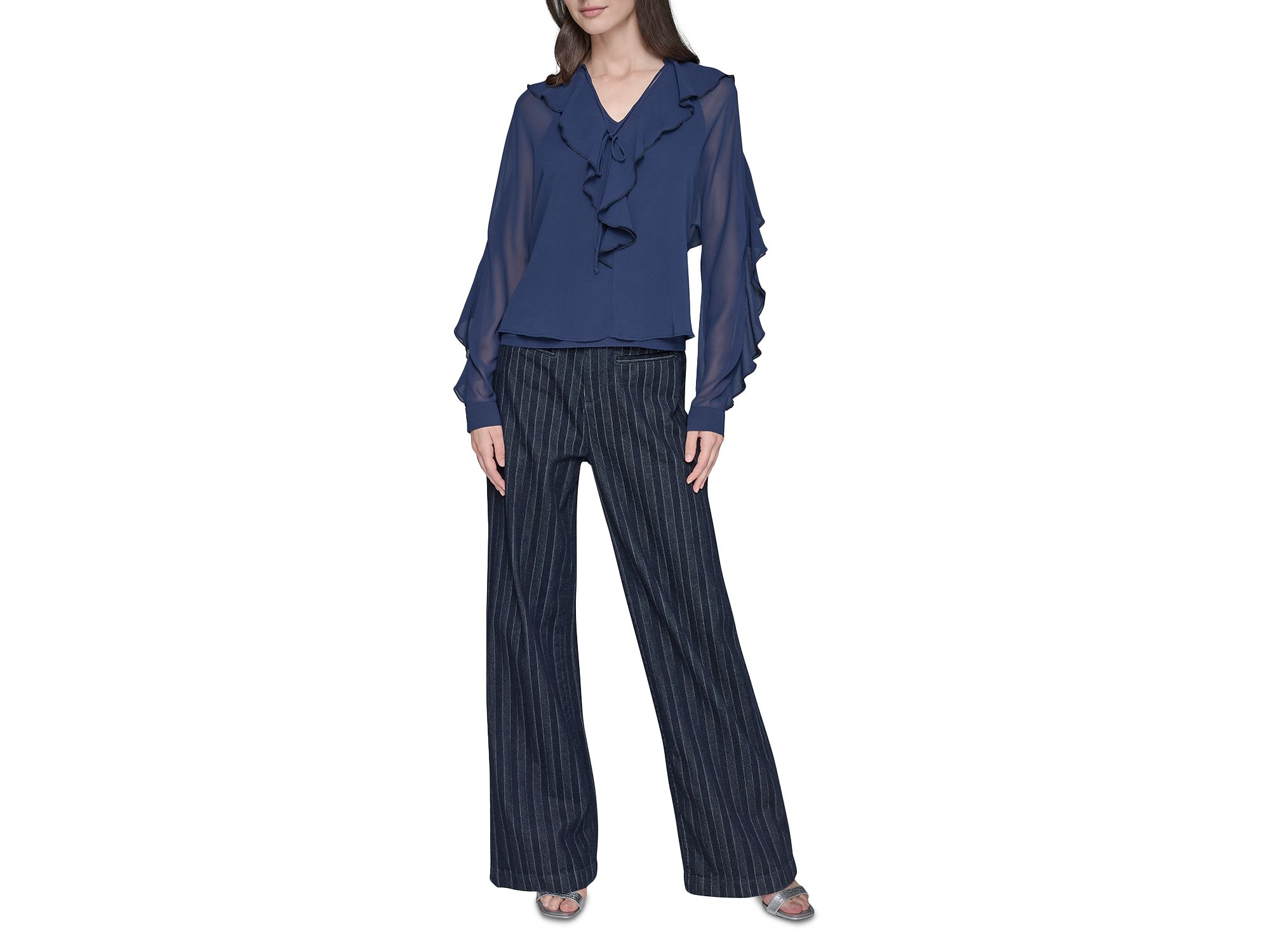 Loose Ruffle Blouse — Image 3