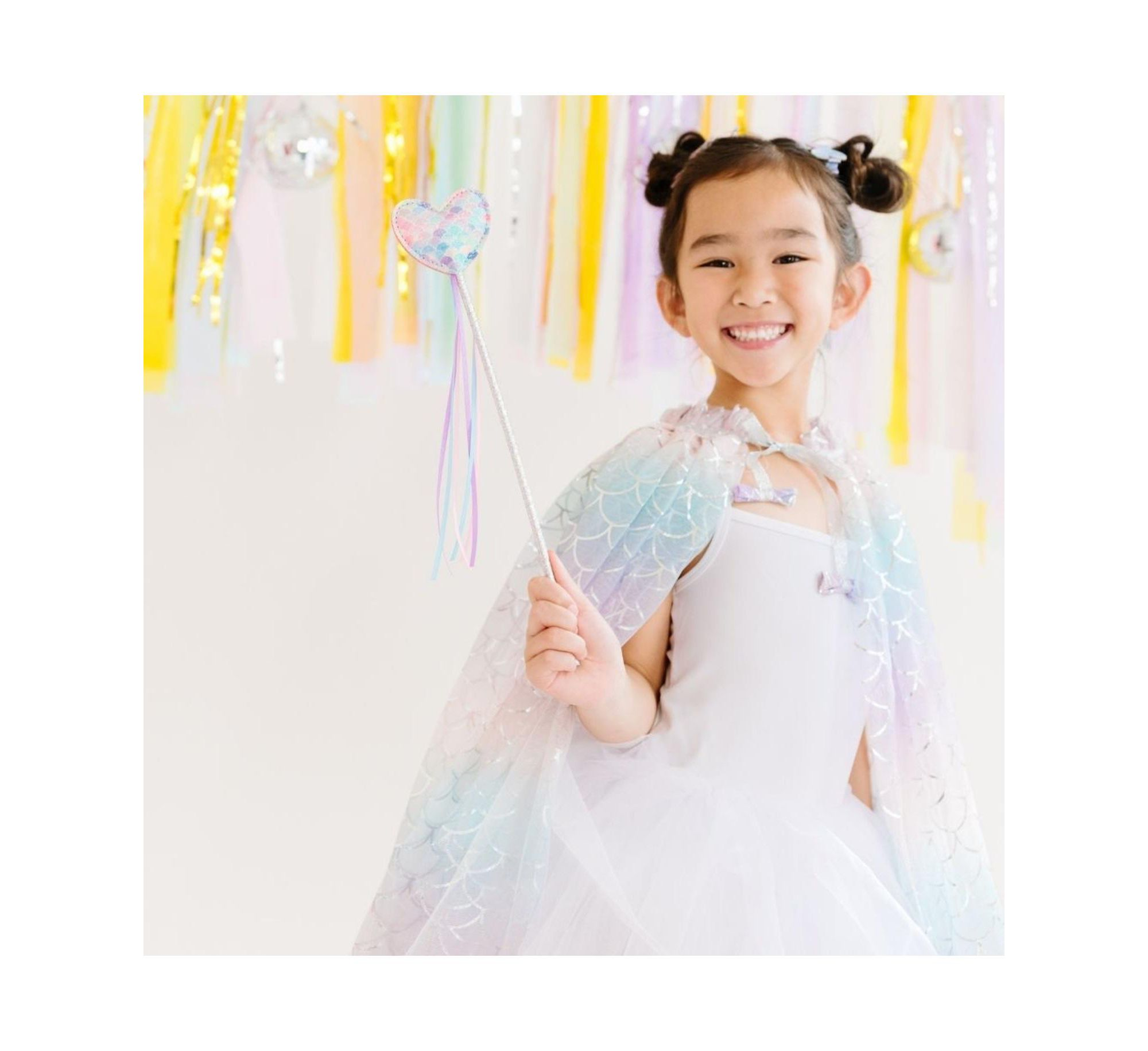 Girls' Mermaid Ombre Cape - Age 3+ Years — Image 5