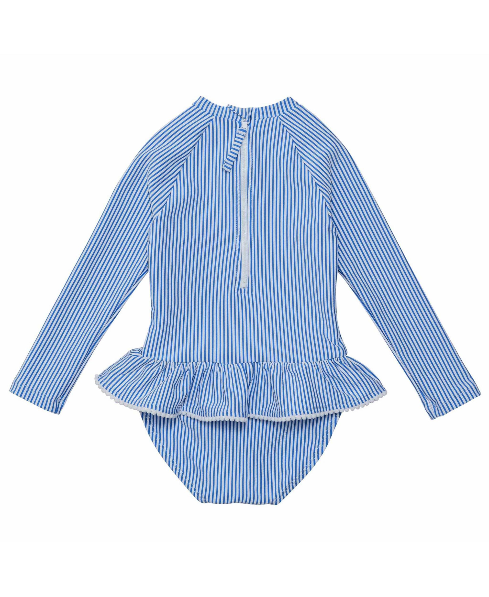 Girls' Parisian Summer Long Sleeve Skirt Surf Suit - Little Kid — Image 3