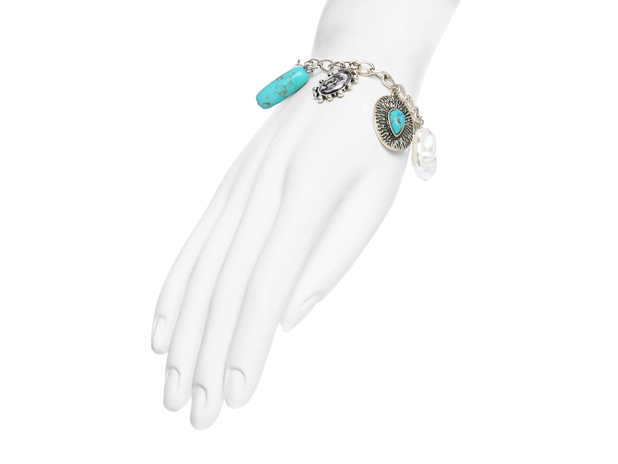Ava Mixed Stone Celestial Charm Bracelet - Exclusive — Image 3