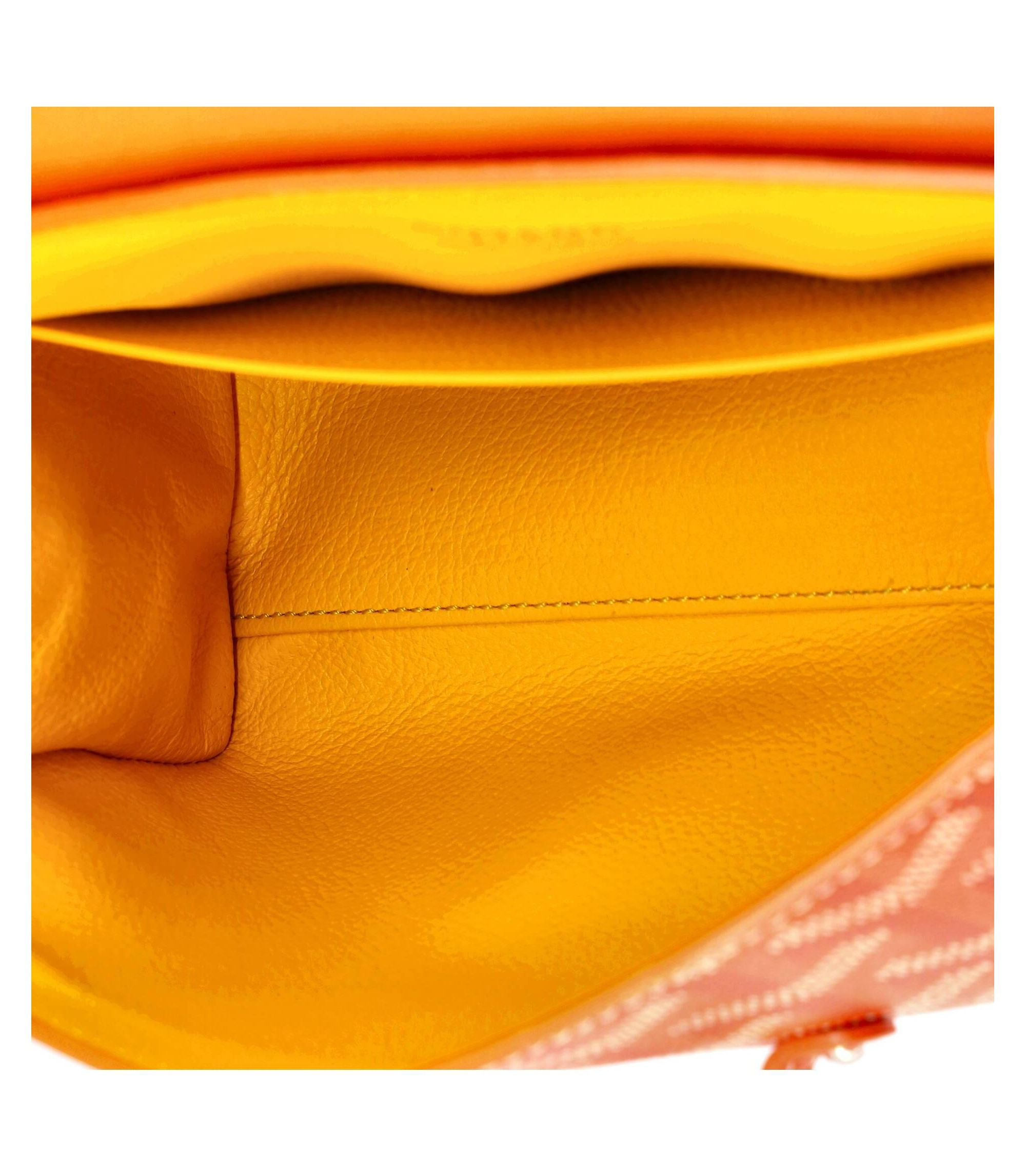 Mini Saigon Top Handle Bag Coated Canvas with Leather — Image 4