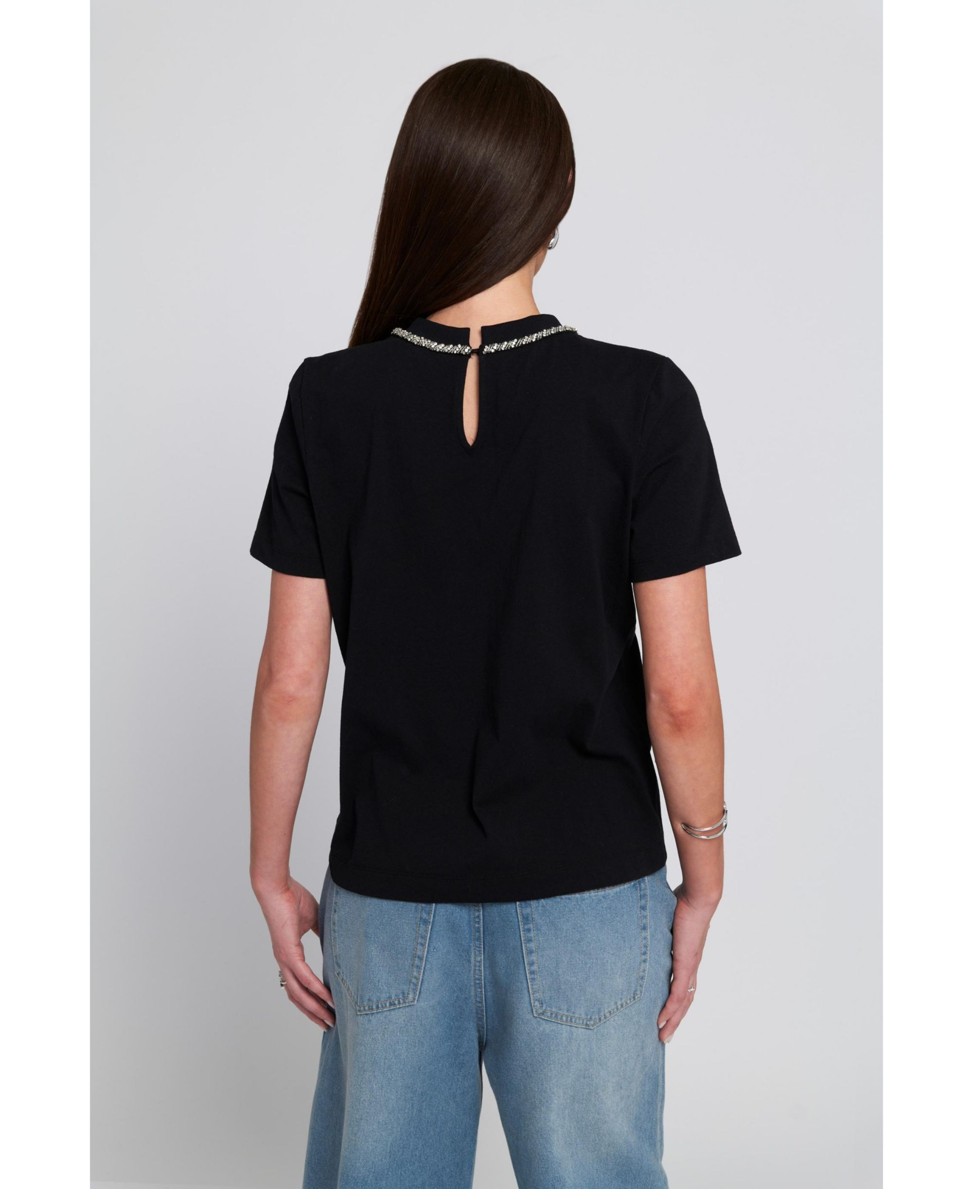 Embellished Bow Tee — Image 3